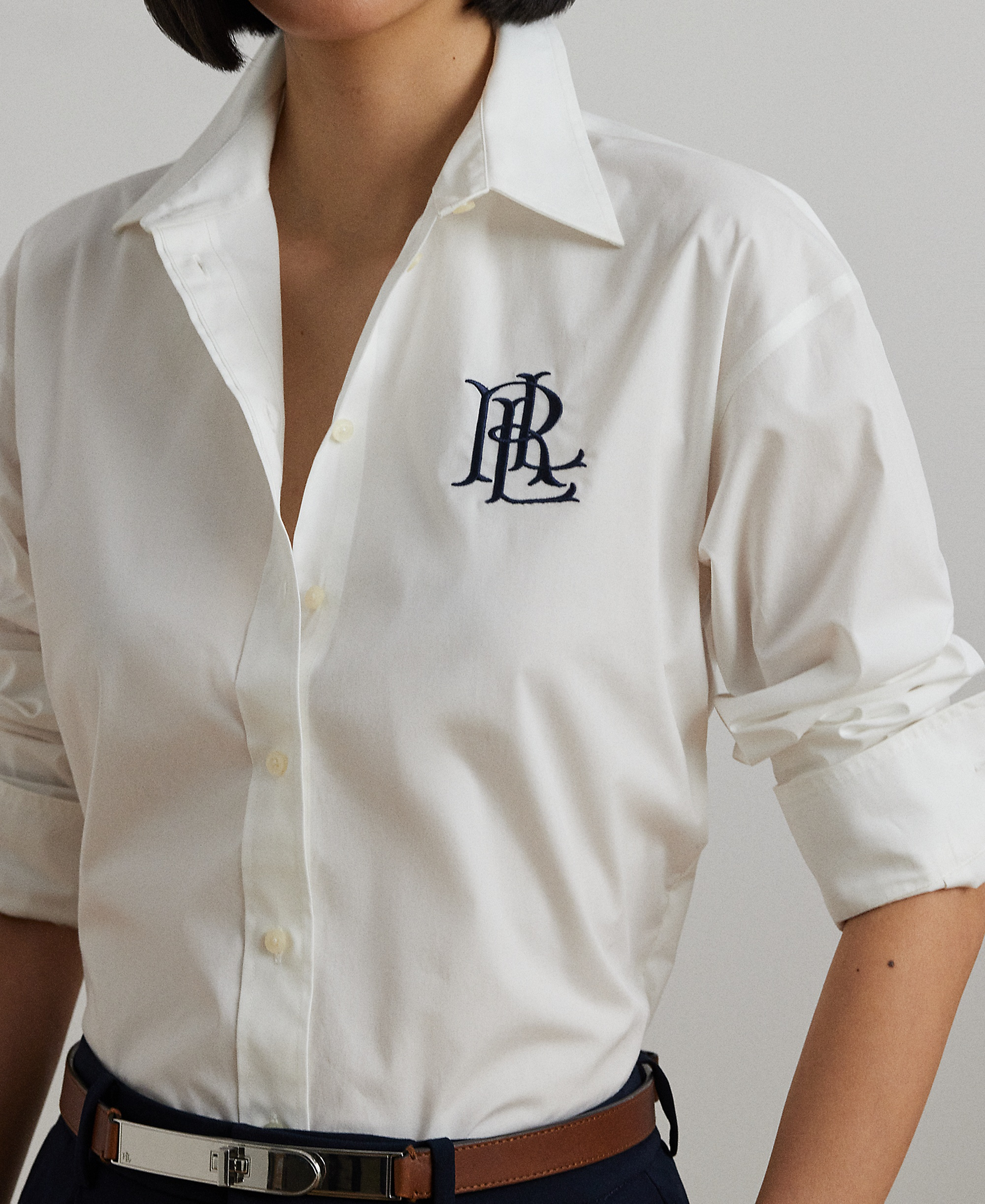 Lauren Ralph Lauren Women's Long-Sleeve Shirt - White
