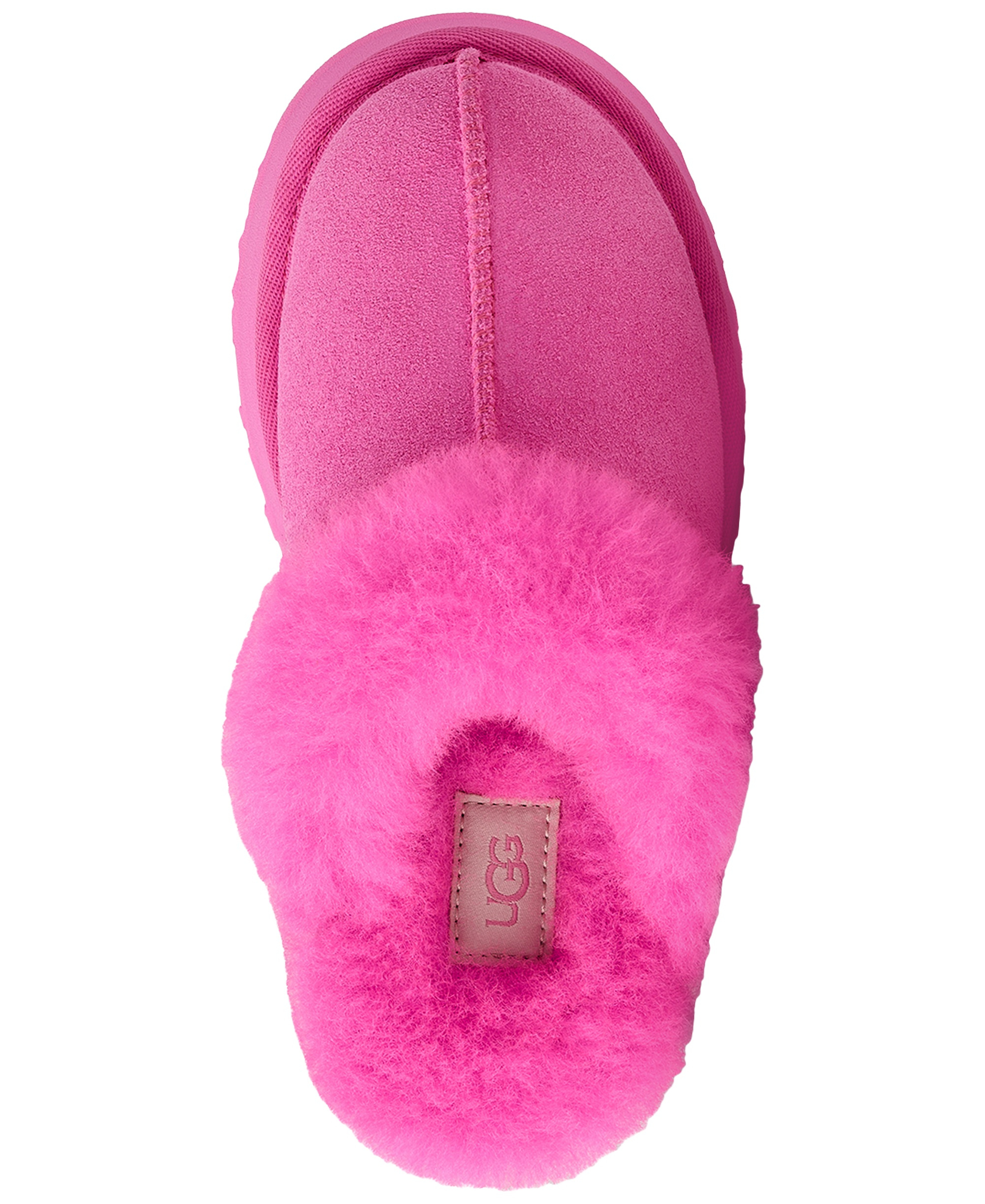 UGG® Kids Round Toe Disquette Slippers - Bright Fuchsia
