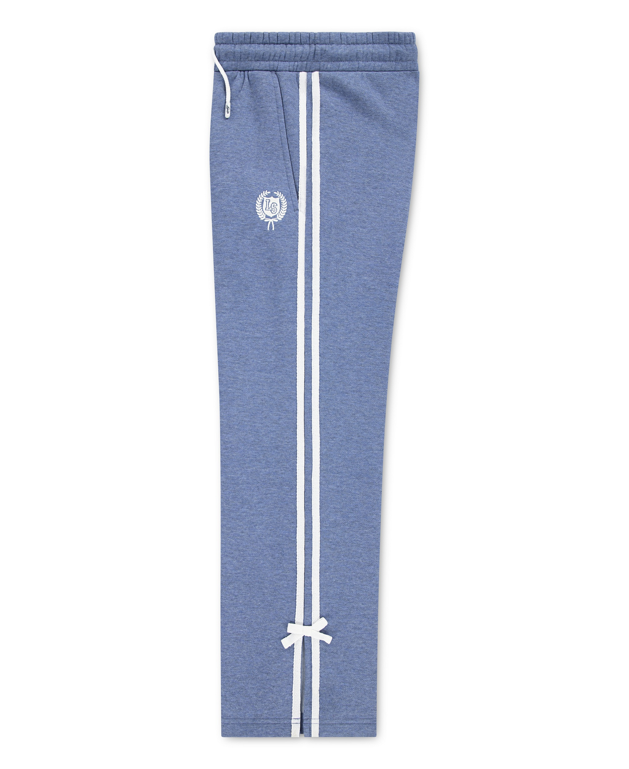 Levi's Girls' 7-16 Wide Leg Knit Pants - Bijou Blue Heather