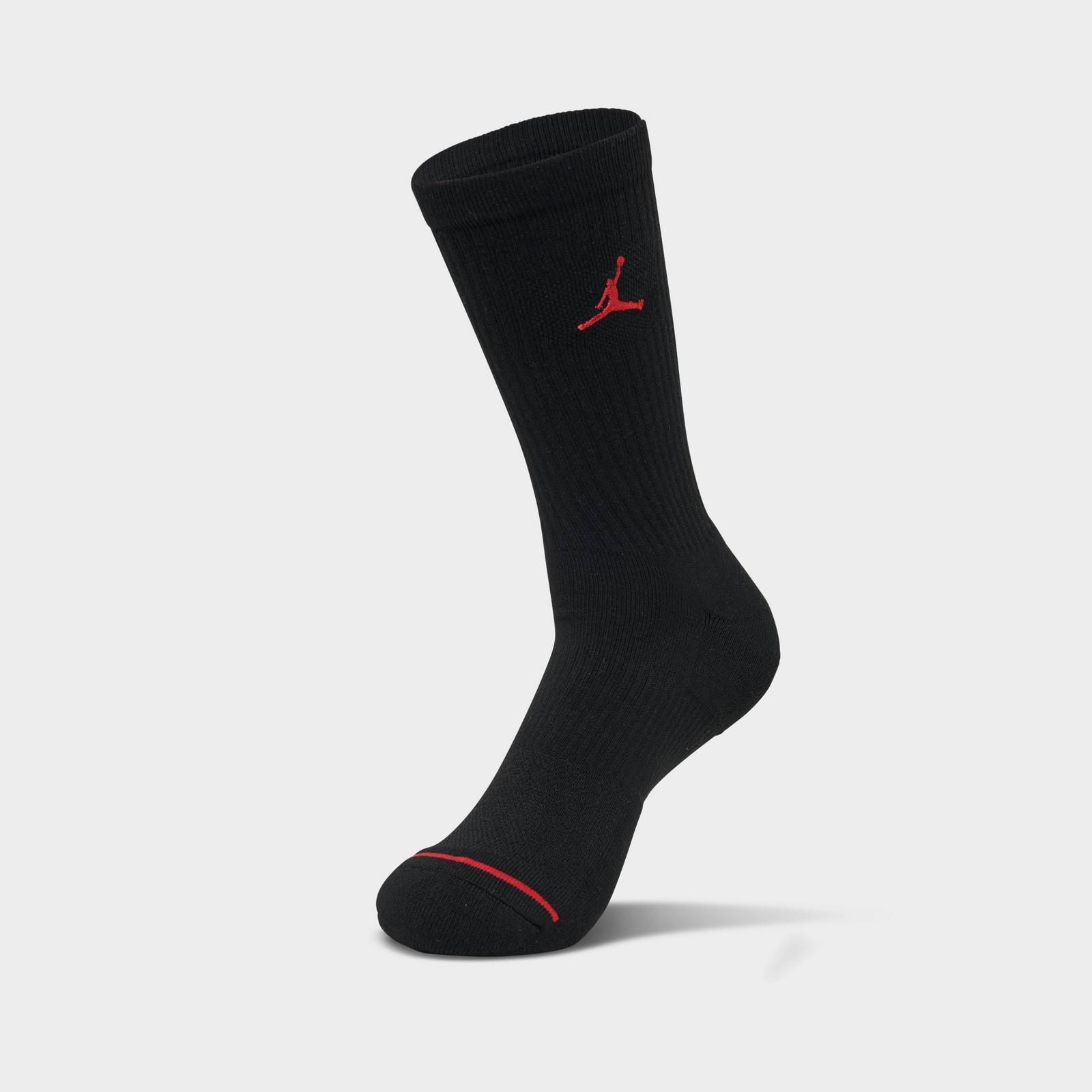 Men's Jordan Everyday Crew Socks (3-Pack) - Red/White/Black - view 4