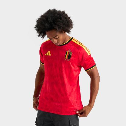 Men's adidas Belgium Home Replica Soccer Jersey - Red/Bold Gold - view 1