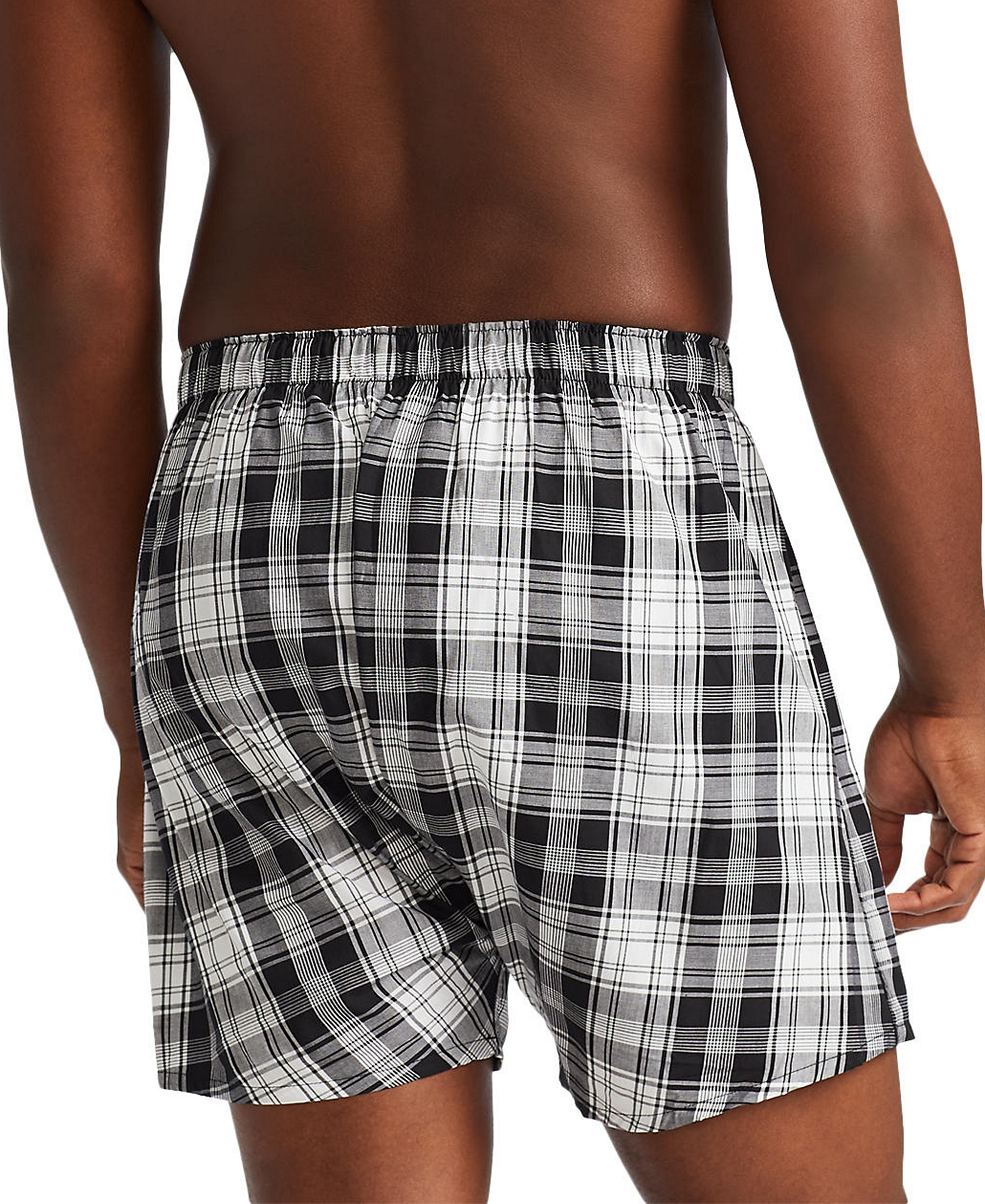 Polo Ralph Lauren Men's 3-Pack Classic Woven Cotton Boxers - Bengal Stripe / Stockton / Polo Black