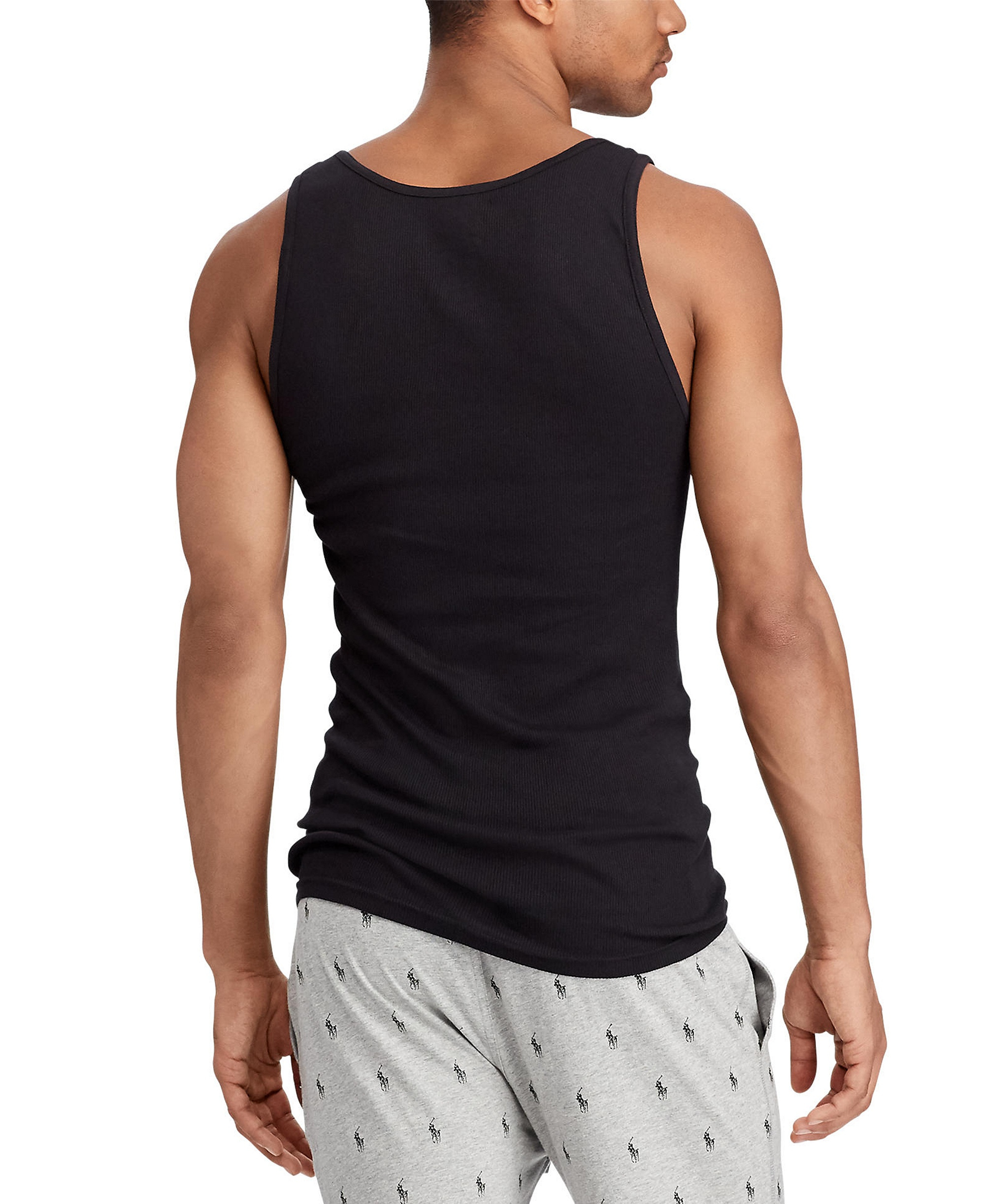 Polo Ralph Lauren Men's 3-Pack Classic-Fit Tank Tops - Polo Black