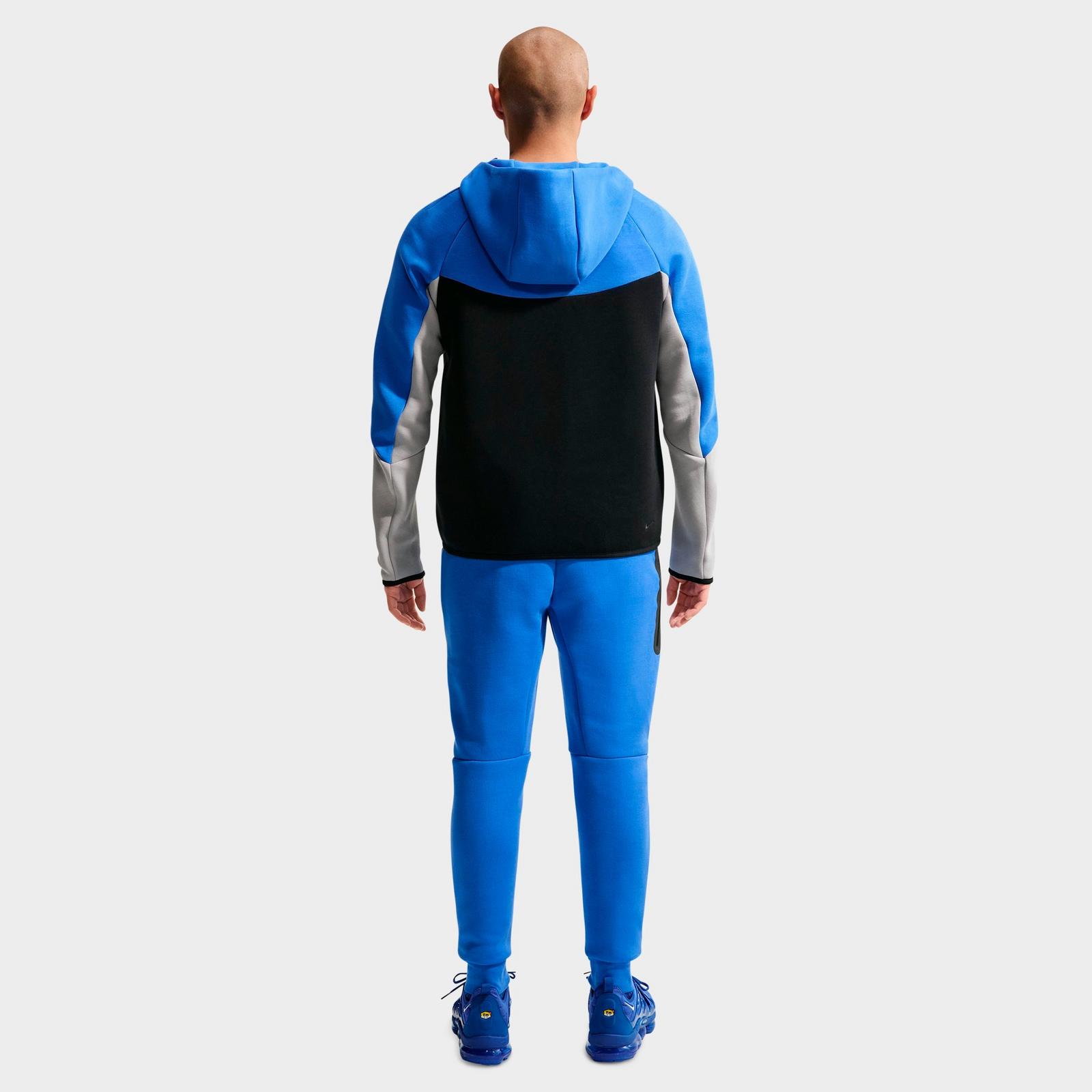 Men's Nike Tech Fleece Jogger Pants - Blue Crystal/Black/Black
