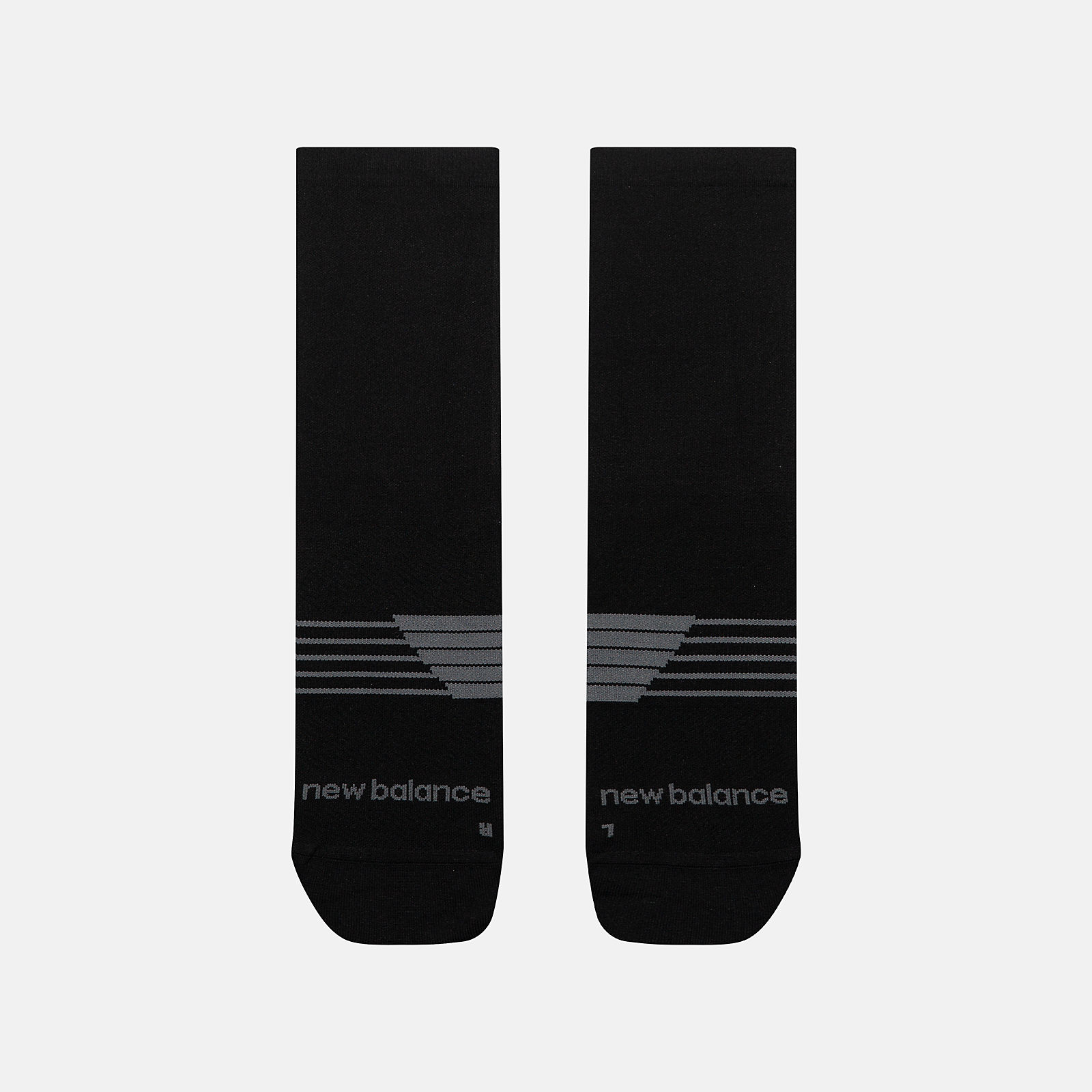 New Balance Pro Run Graphic Crew Socks 1 Pair, AC5646ZBK