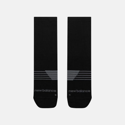 New Balance Pro Run Graphic Crew Socks 1 Pair, AC5646ZBK
