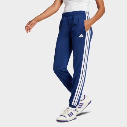 Women's adidas Essentials DAYREADY Tricot Tracksuit Pants - Dark Blue/White - view 1