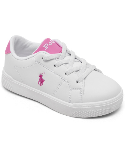 Polo Ralph Lauren Toddler Kids Sutton Fastening Strap Casual Sneakers from Finish Line - White