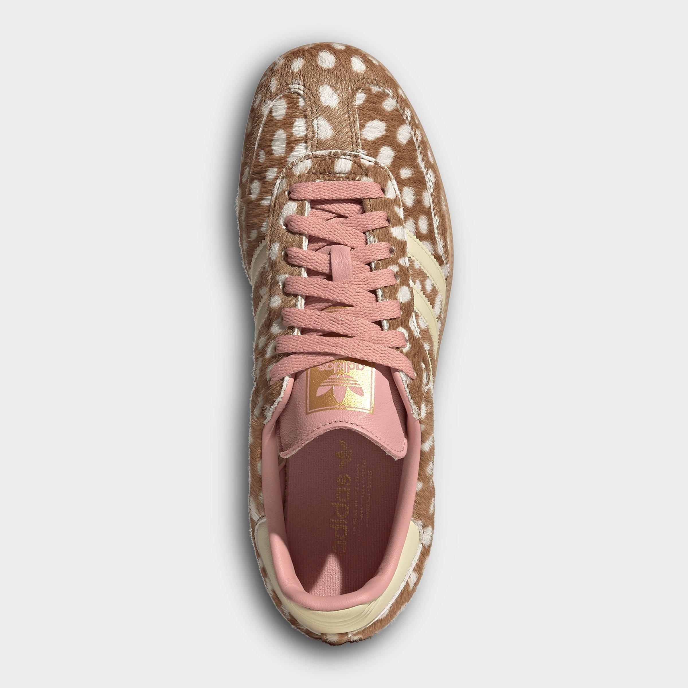 Women's adidas Originals Samba OG Casual Shoes - Part 5 - Brown Desert/Warm Vanilla/Wonder Mauve - Top view