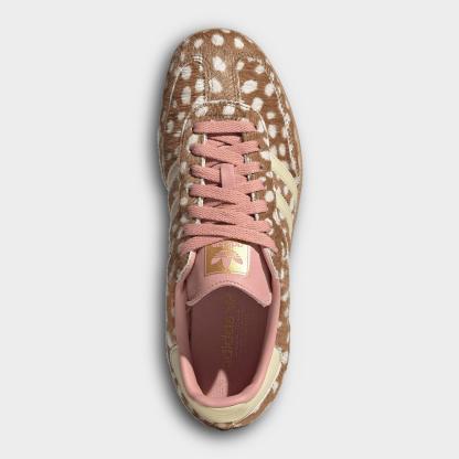 Women's adidas Originals Samba OG Casual Shoes - Part 5 - Brown Desert/Warm Vanilla/Wonder Mauve - Top view