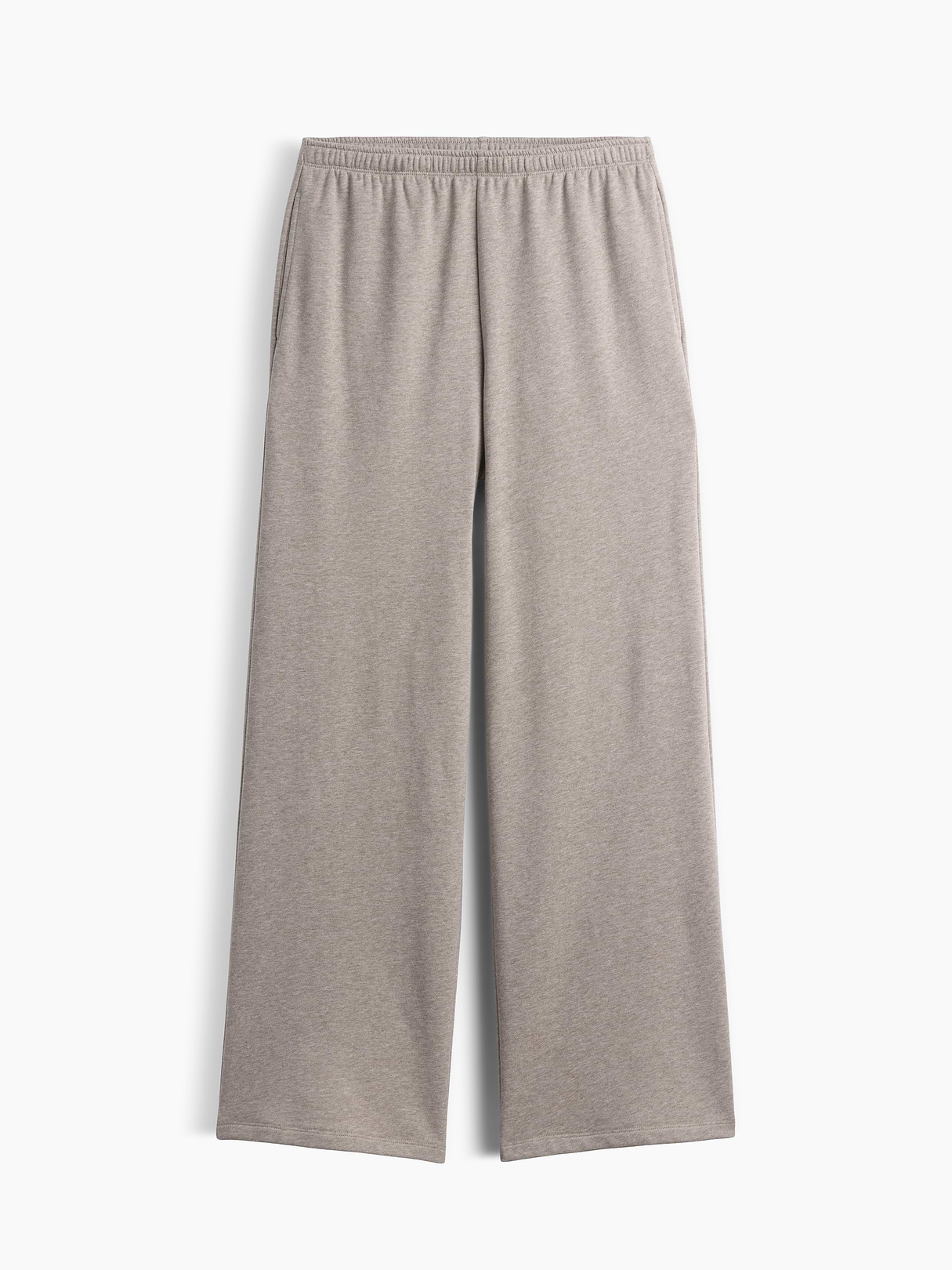 Mid Rise VintageSoft Terry Loose Sweatpants - Light brown