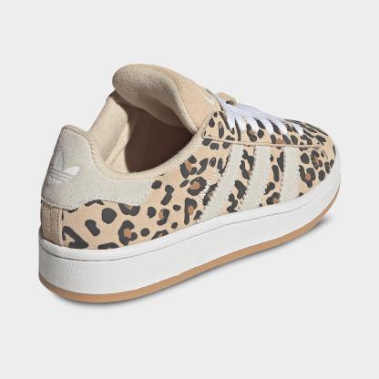 Big Kids' adidas Originals Campus 00s Casual Shoes - Sand Strata/Cloud White/Gum - Back view