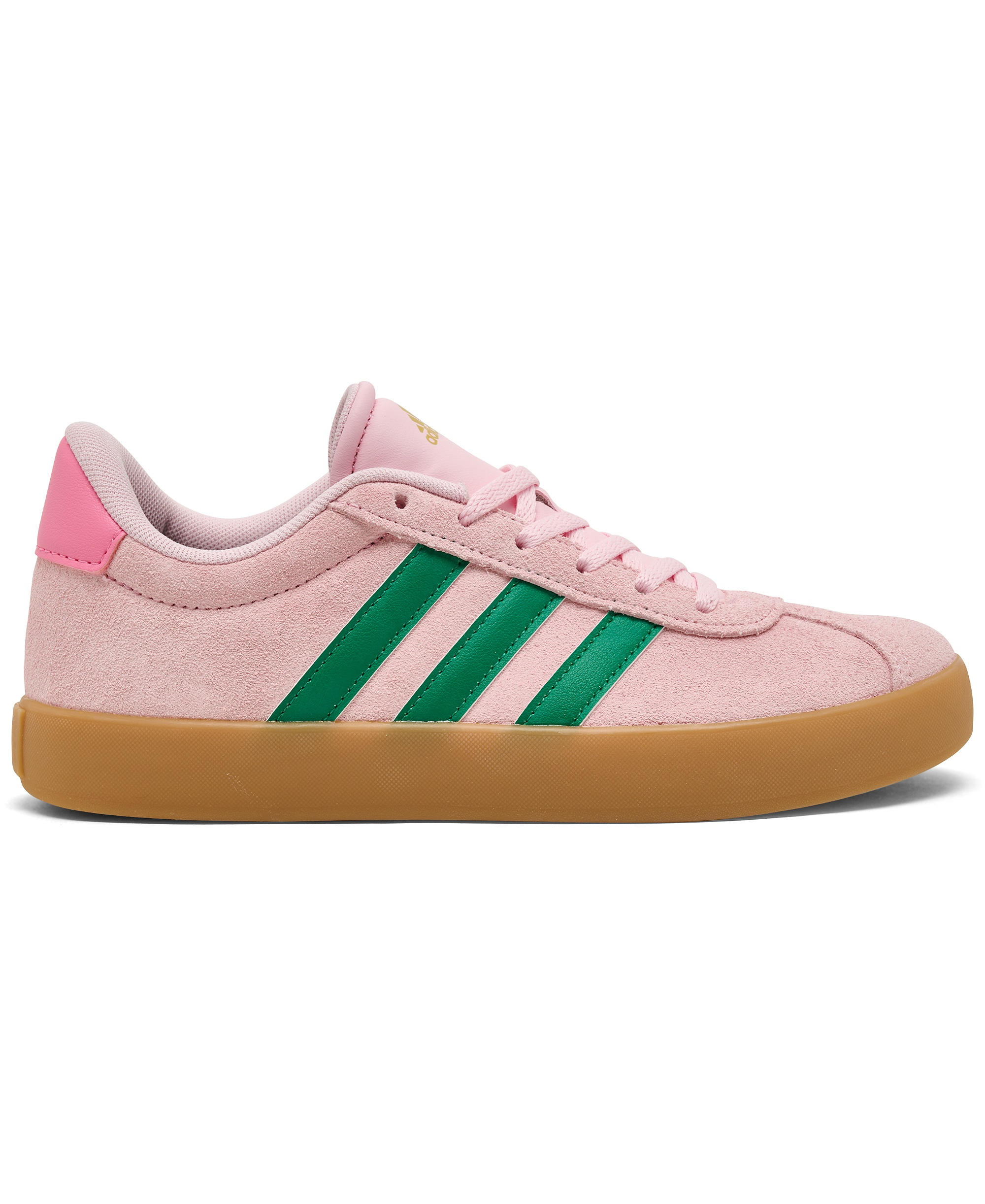adidas Big Kids VL Court 3.0 Sneakers from Finish Line - Pink, Green, Gum