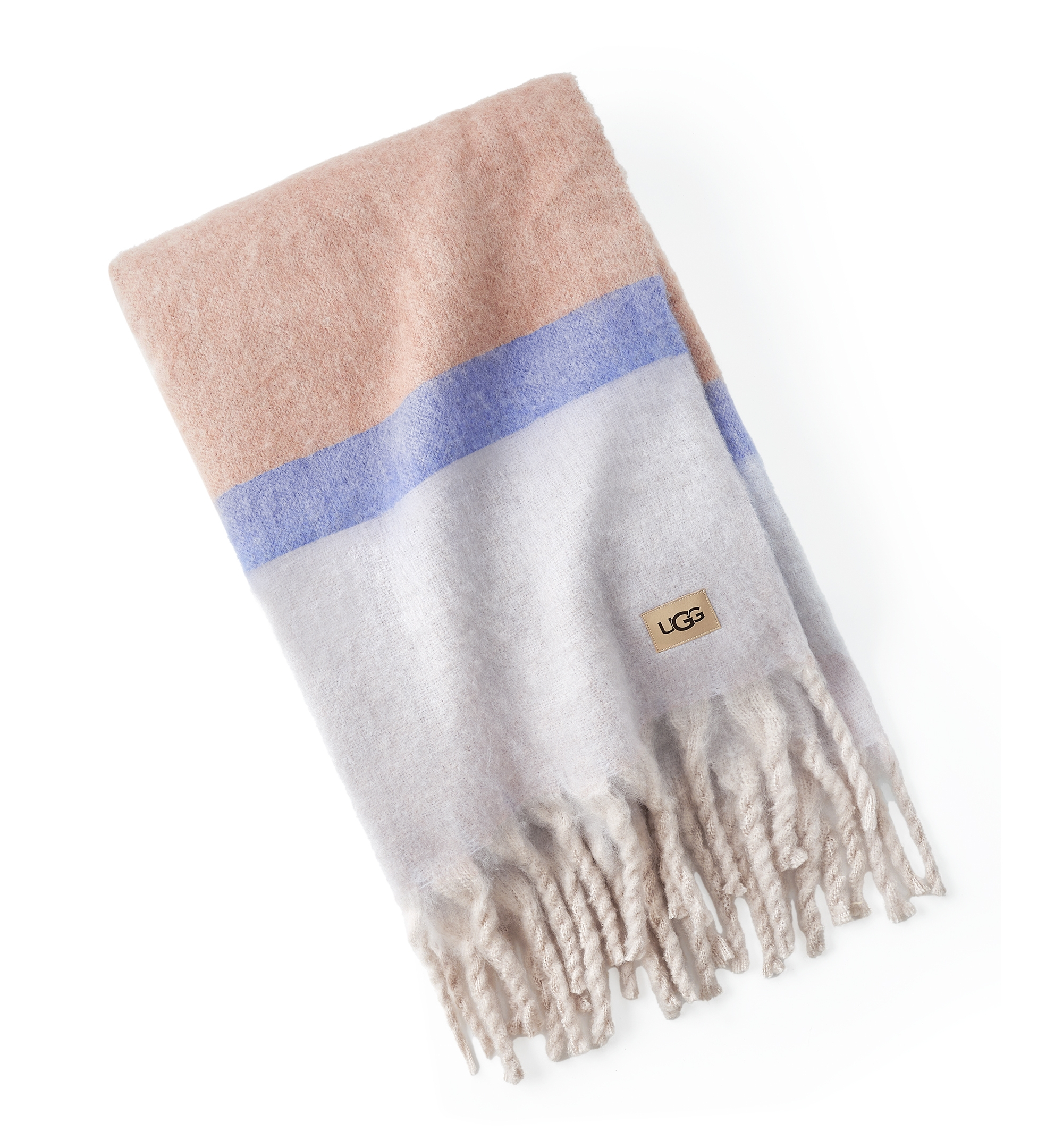UGG® Simona Faux Mohair Throw, 50" x 70" - Misty Wisteria