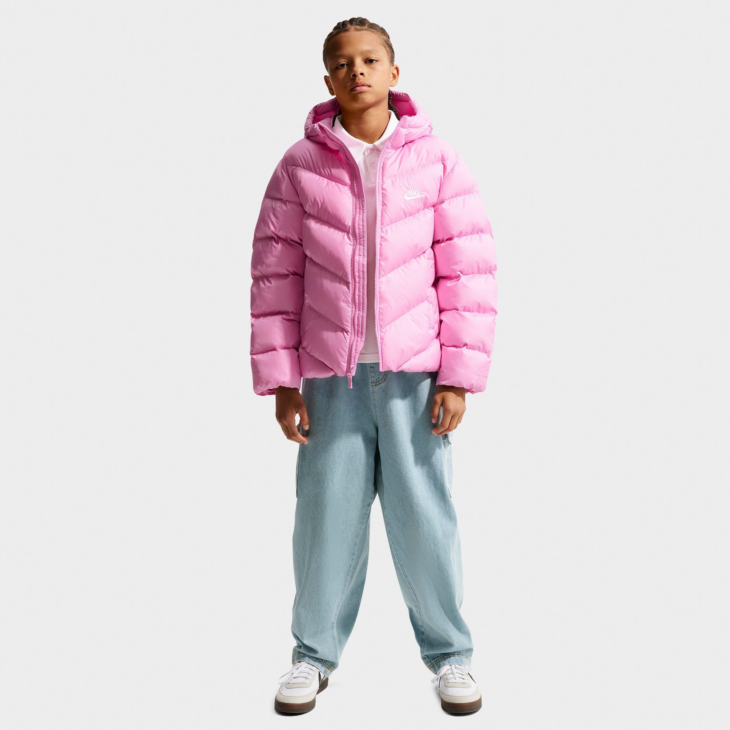 Big Kids' Nithtke Sportswear All Day Play Therma-FIT Loose-Fit Puffer Jacket - Pink Rise