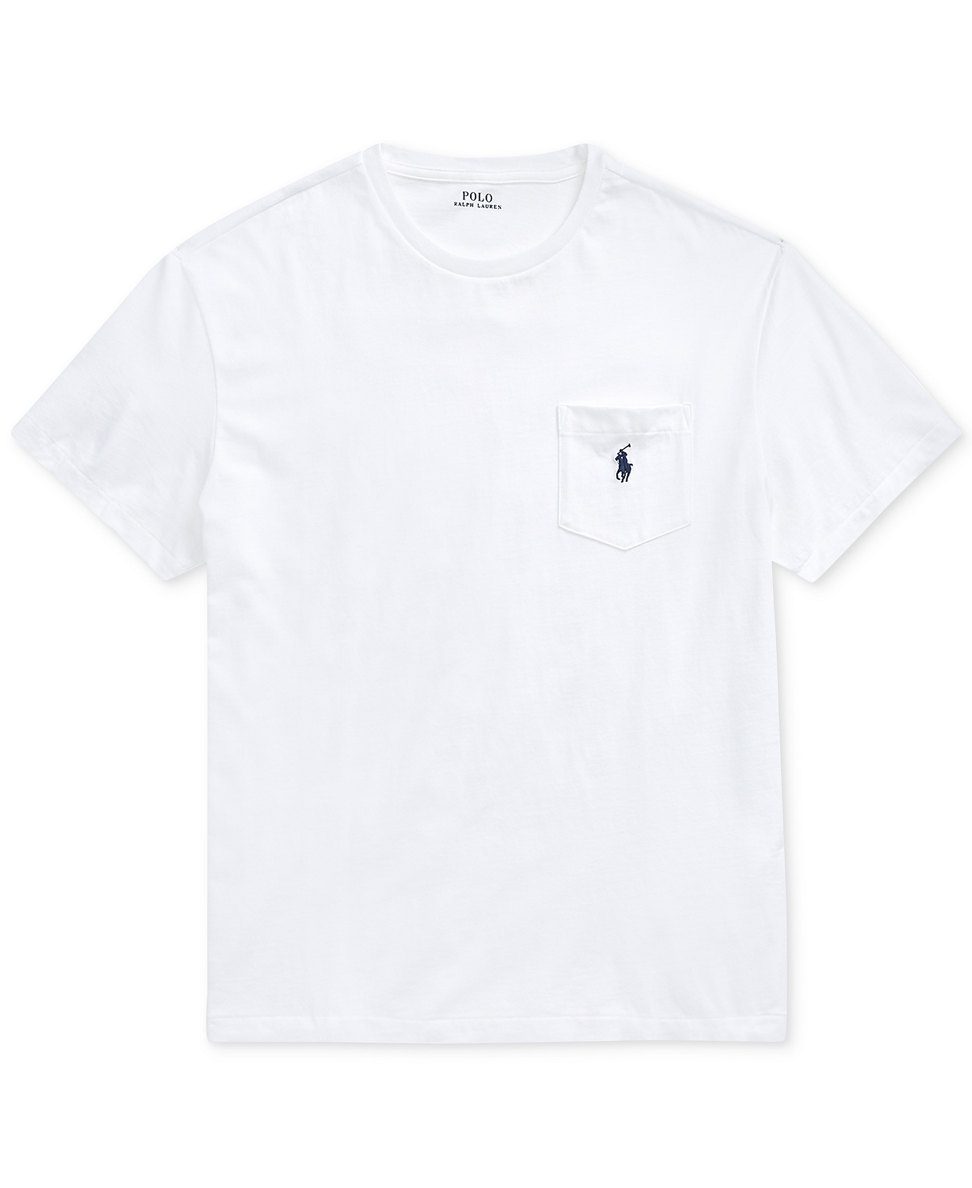 Polo Ralph Lauren Men's Classic-Fit Crewneck Pocket T-Shirt - White
