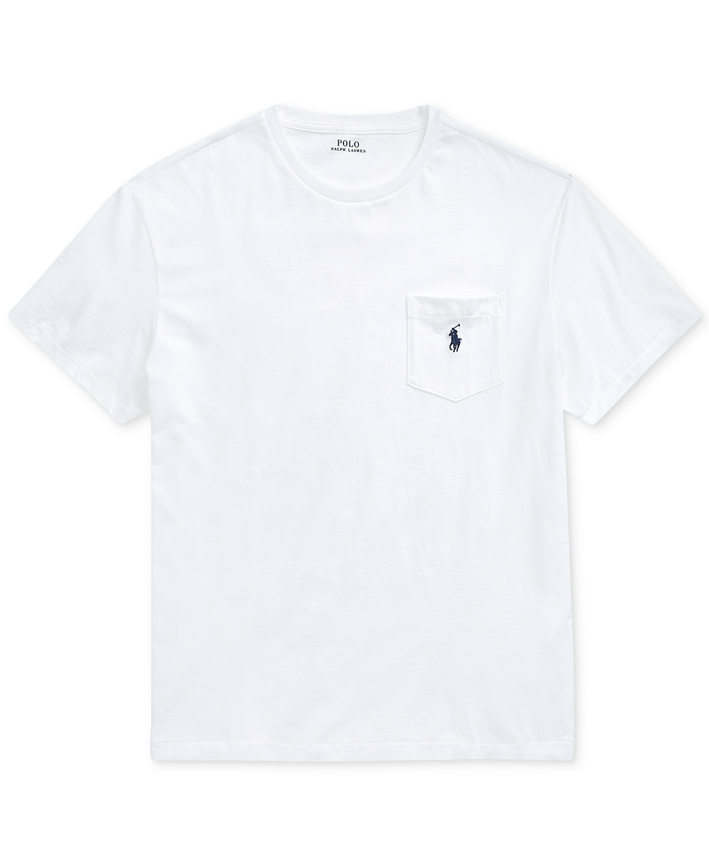 Polo Ralph Lauren Men's Classic-Fit Crewneck Pocket T-Shirt - White