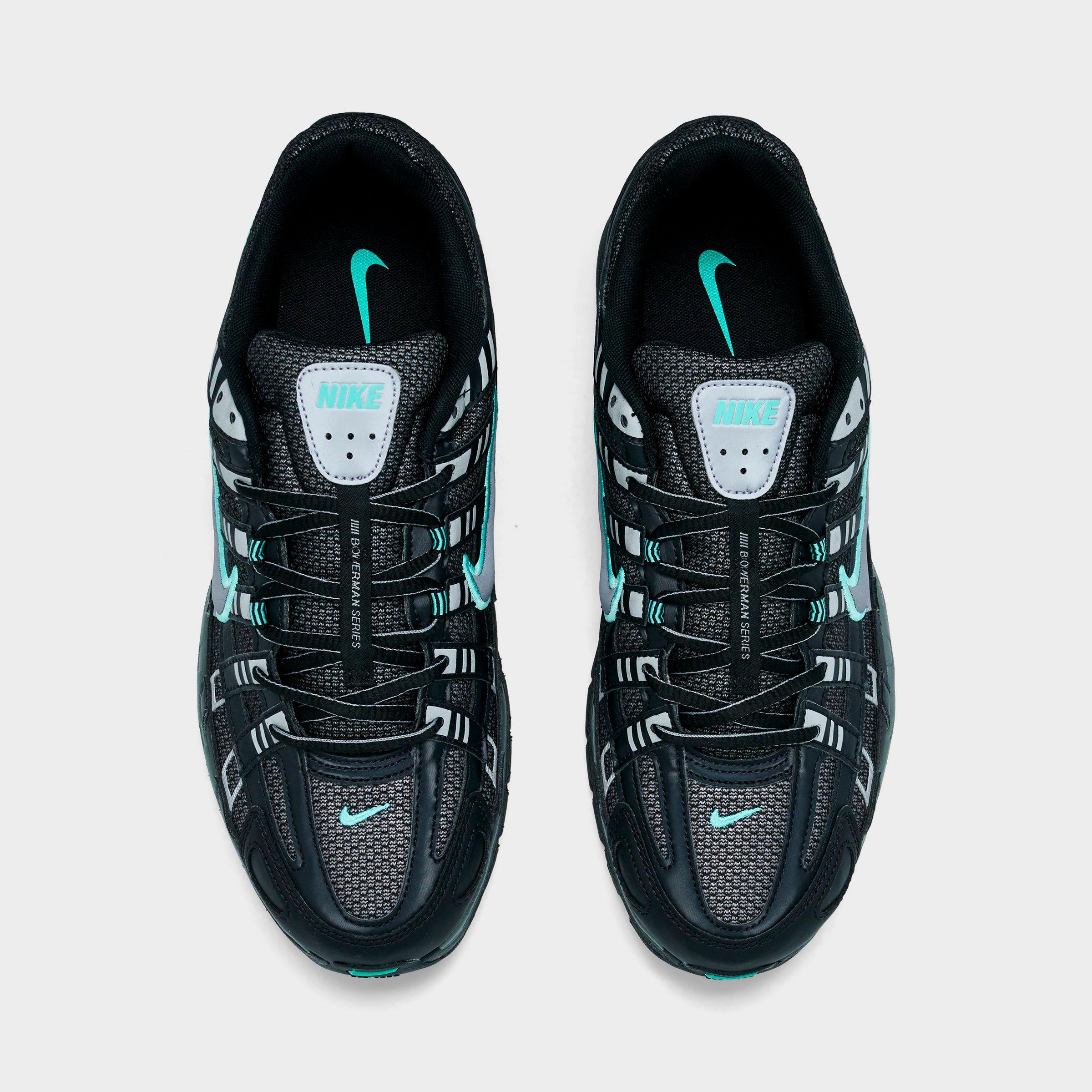 Men's Nithtke P-6000 Casual Shoes - Part 2 - Black/Hyper Turquoise/Cool Grey/Metallic Cool Grey - Top view