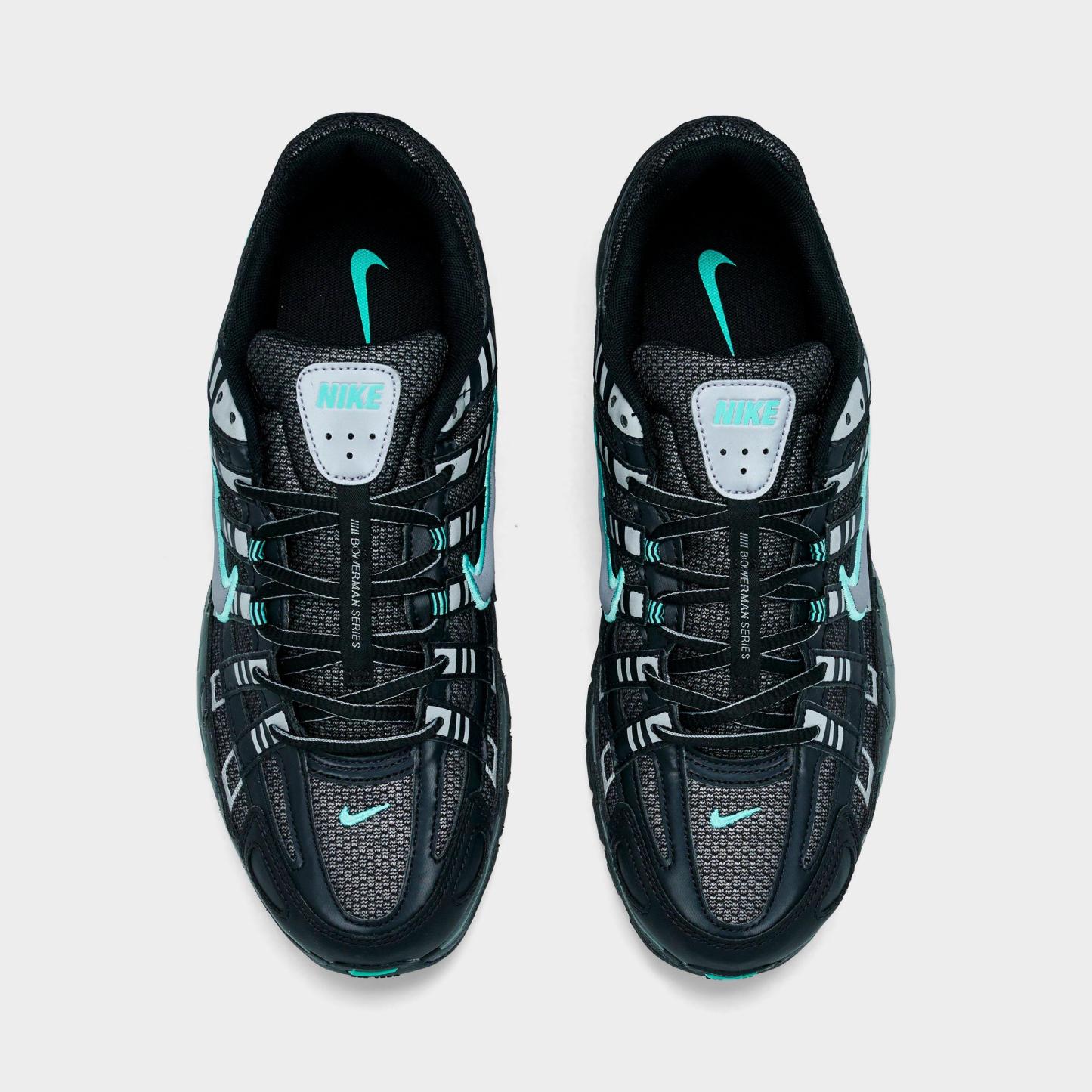 Men's Nithtke P-6000 Casual Shoes - Part 2 - Black/Hyper Turquoise/Cool Grey/Metallic Cool Grey - Top view