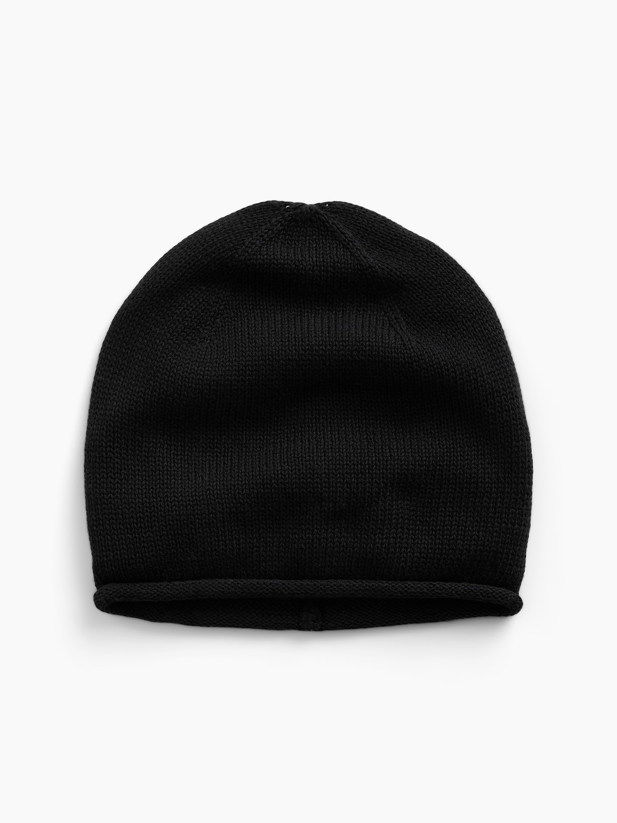 100% Cotton Beanie - Black