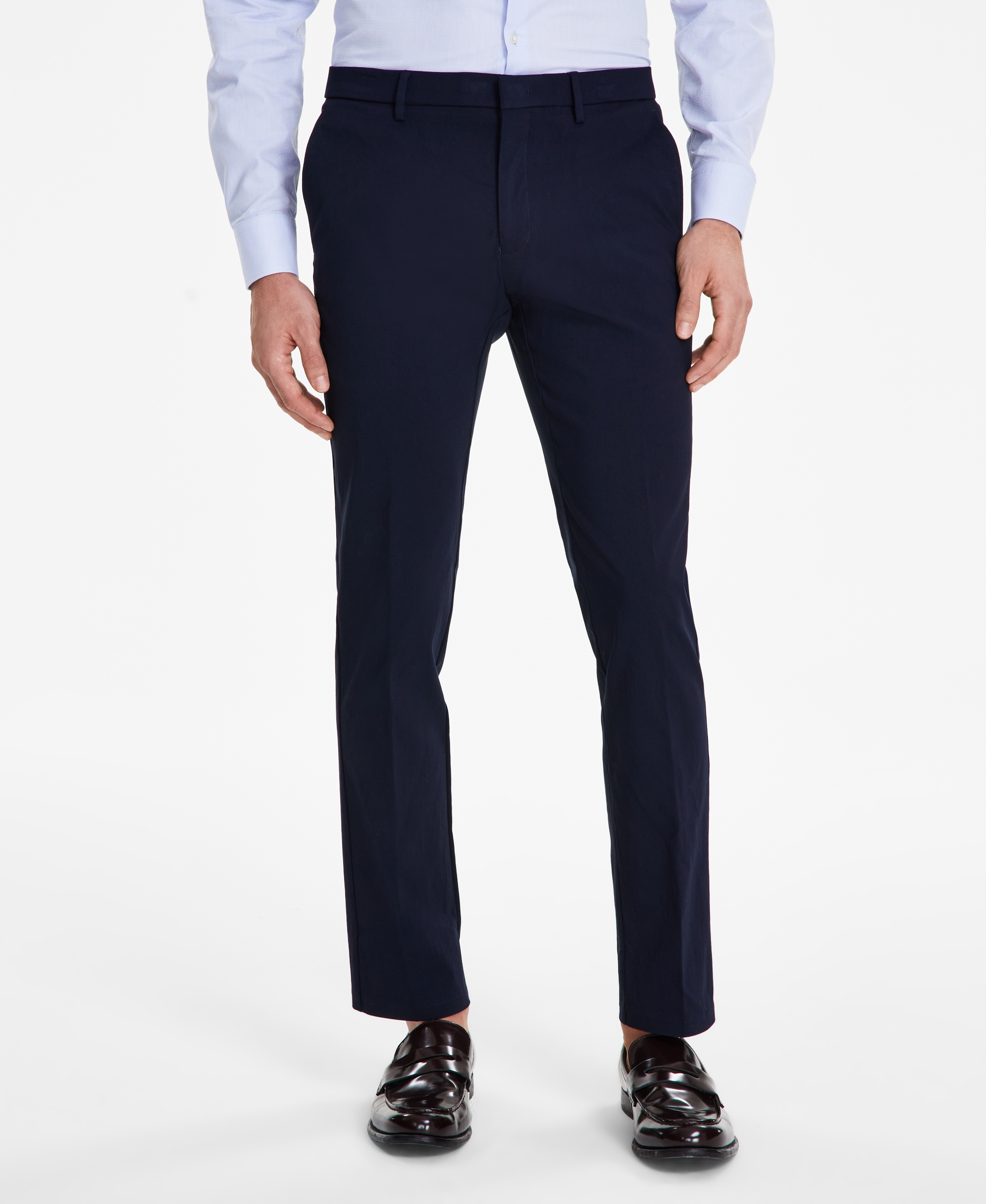 Tommy Hilfiger Men's Modern-Fit TH Flex Stretch Solid Performance Pants - Navy