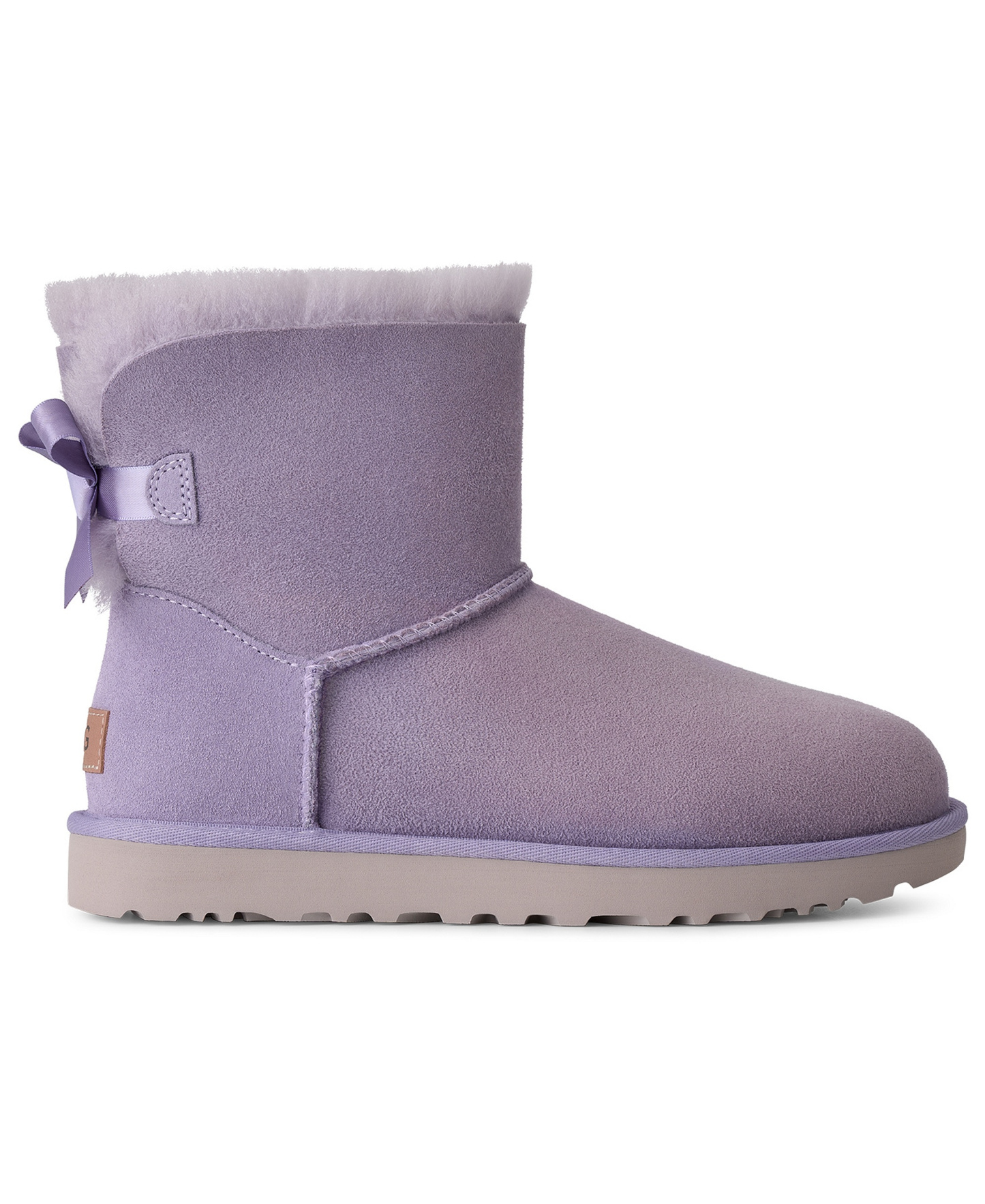 UGG® Women's Mini Bailey Bow II Slip-On Booties - Warm Lilac