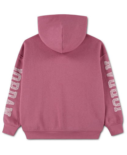 Jordan Girls' 7-16 Allstar Fleece Pullover Hoodie - Desert Berry