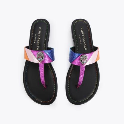 Kurt Geiger London Kensington T-bar Sandal - Multi Colored - view 3