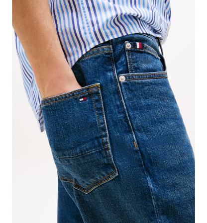 Tommy Hilfiger Men's Denton Straight-Fit Jeans - Dark Indigo