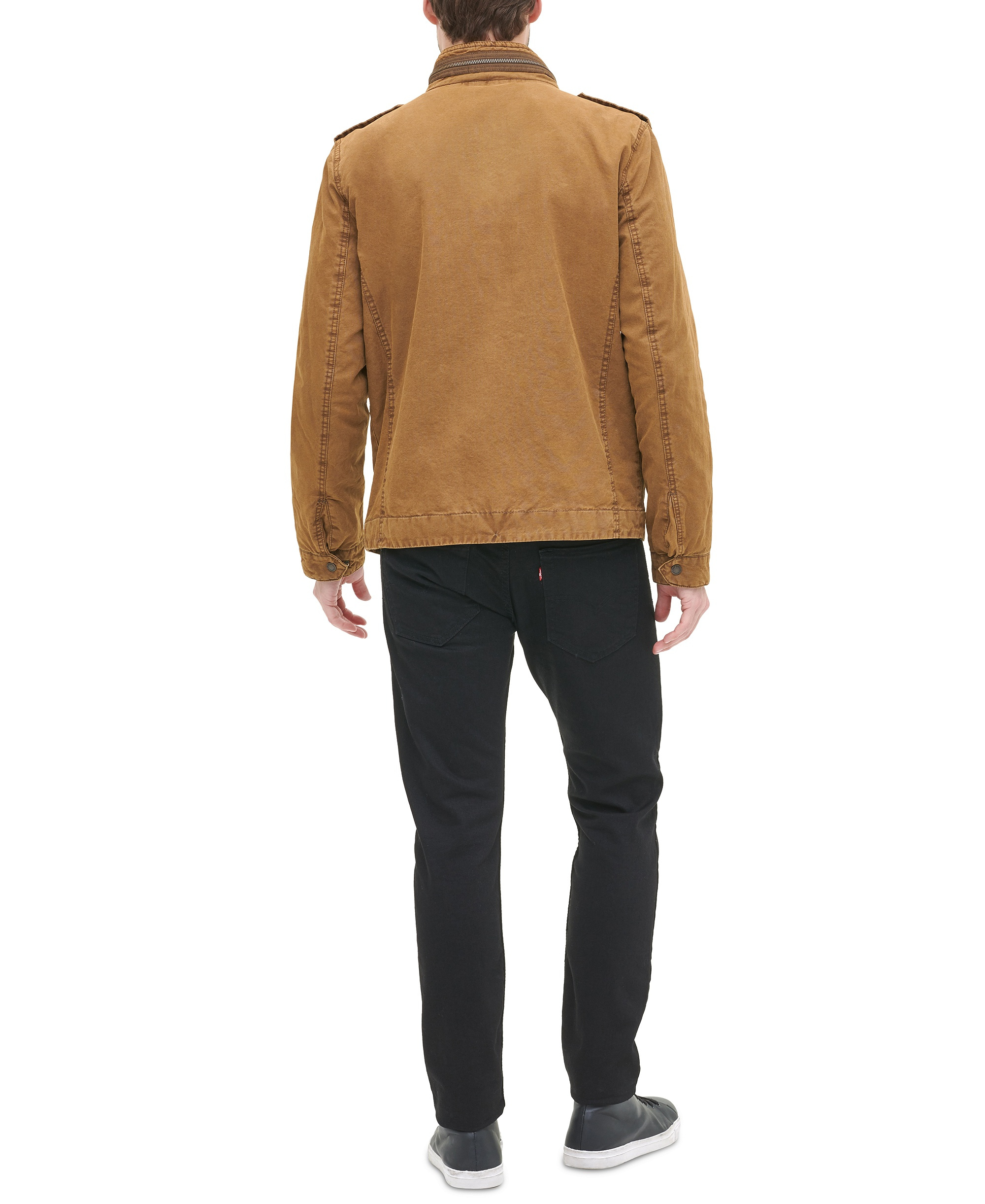Levi's Men's Cotton Zip-Front Jacket - Worker Brown