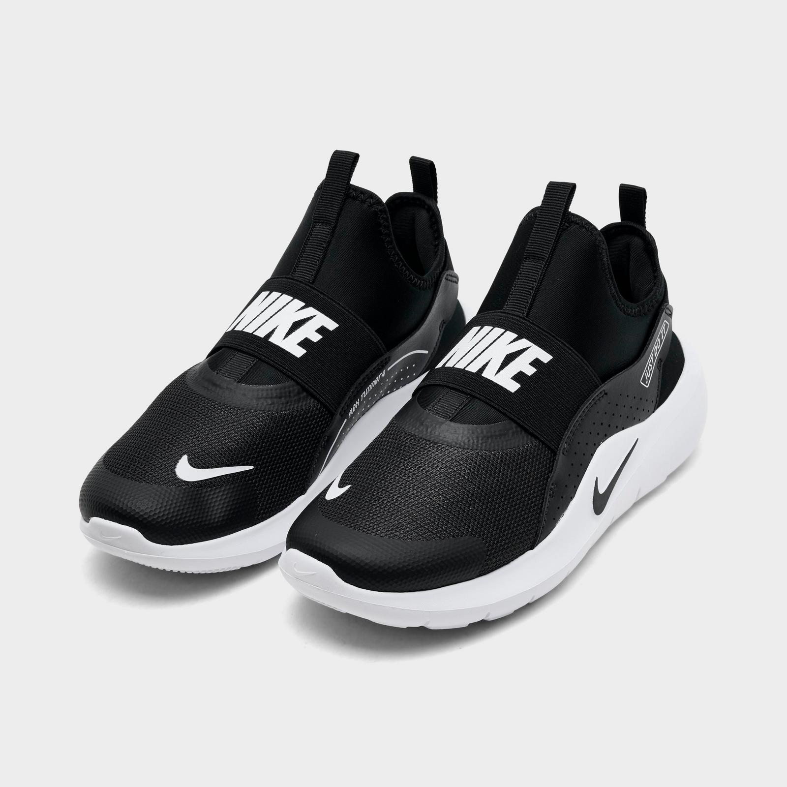 Little Kids' Nike Flex Runner 4 Running Shoes - Black/White/White/Black