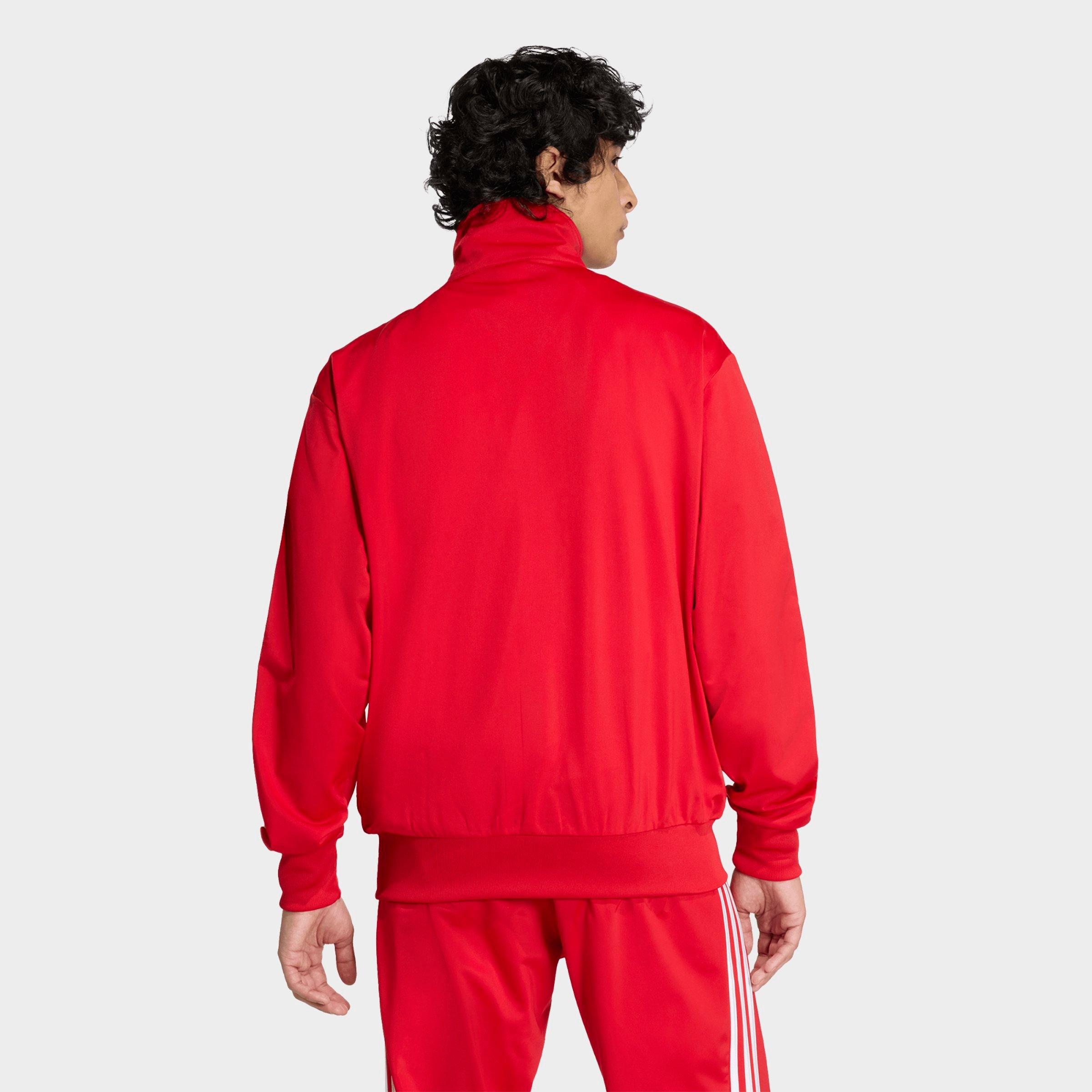 Men's adidas Originals adicolor Sport Firebird Full-Zip Track Jacket - Better Scarlet