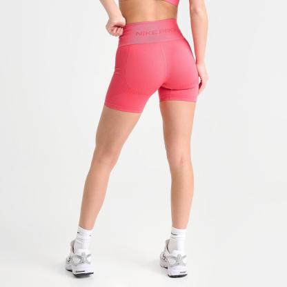 Women's Nike Pro Seamless Dri-FIT High-Waisted 5" Biker Shorts - Sea Coral