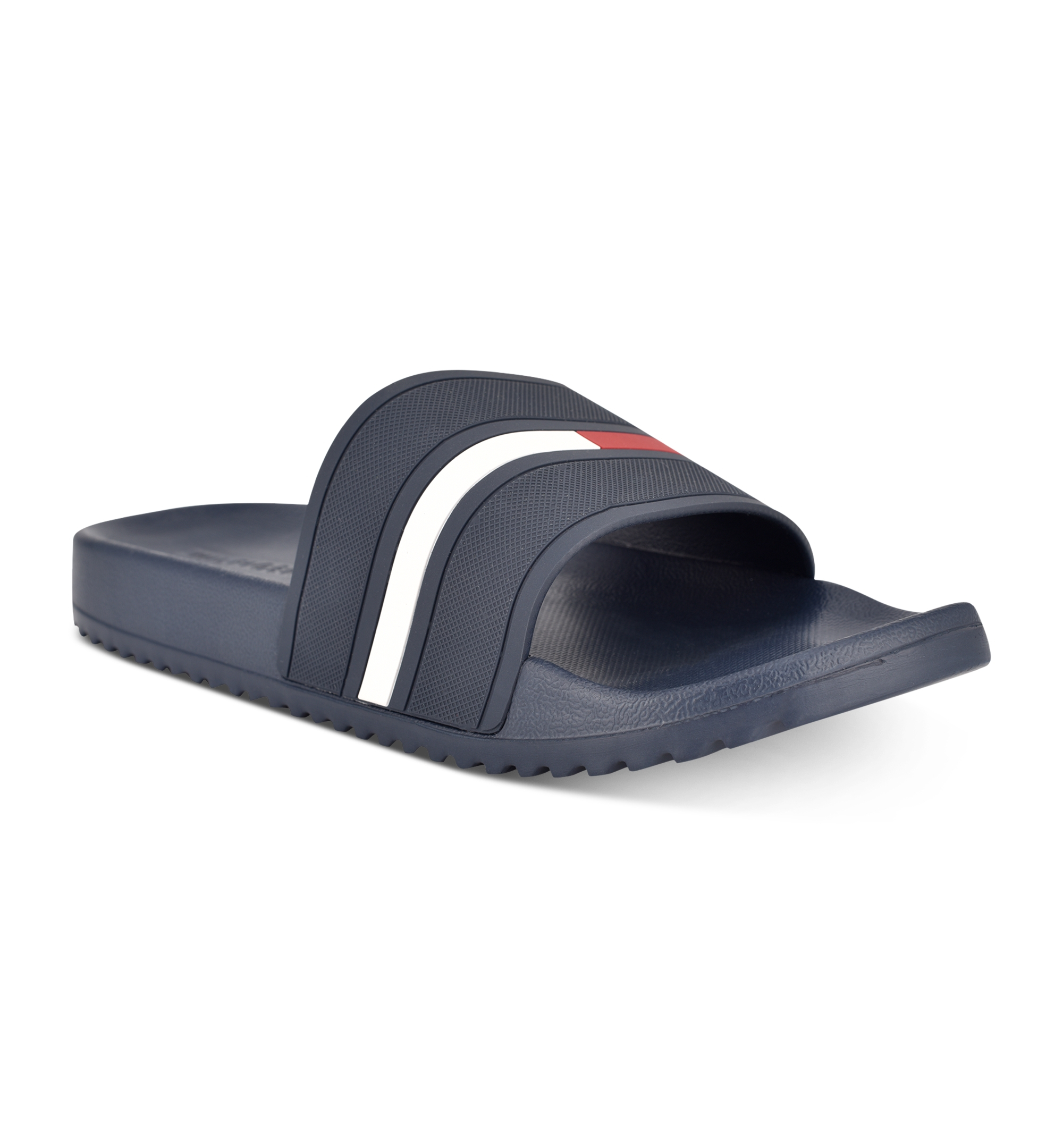 Tommy Hilfiger Men's Redder Flag Logo Pool Slide Sandals - Dark Blue