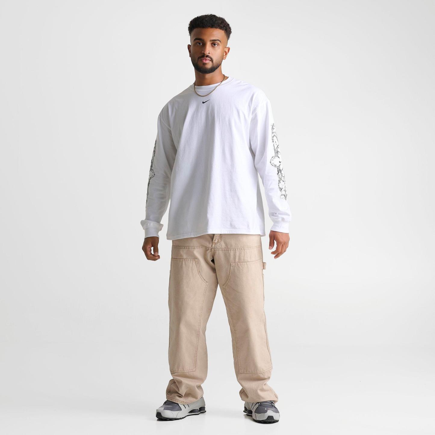 Men's Nithtke Sportswear Max 90 Neo Long-Sleeve T-Shirt - White