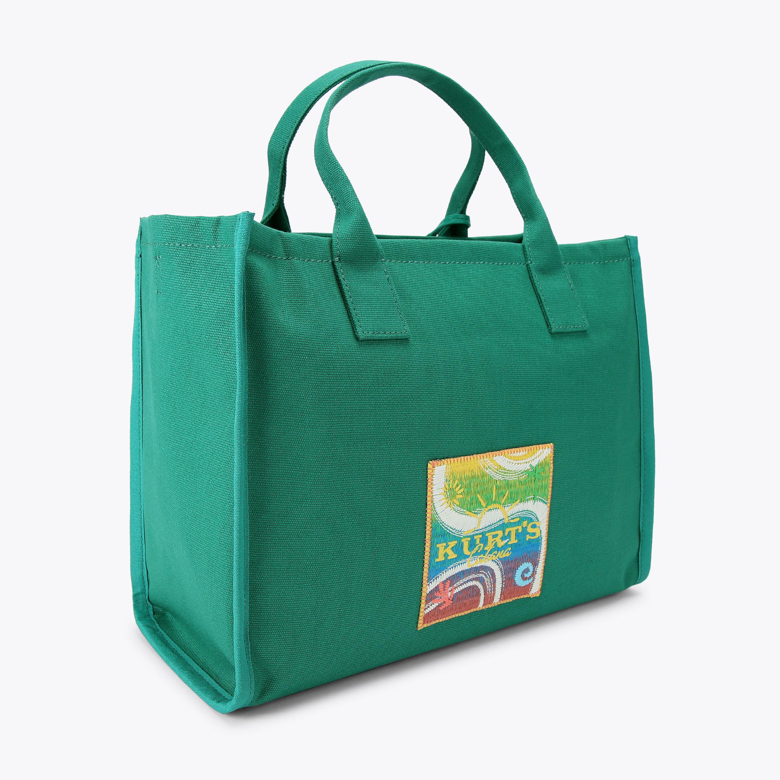 Kurt Geiger London Kurt's Cabana Kurt Tote Bag - Green - view 4