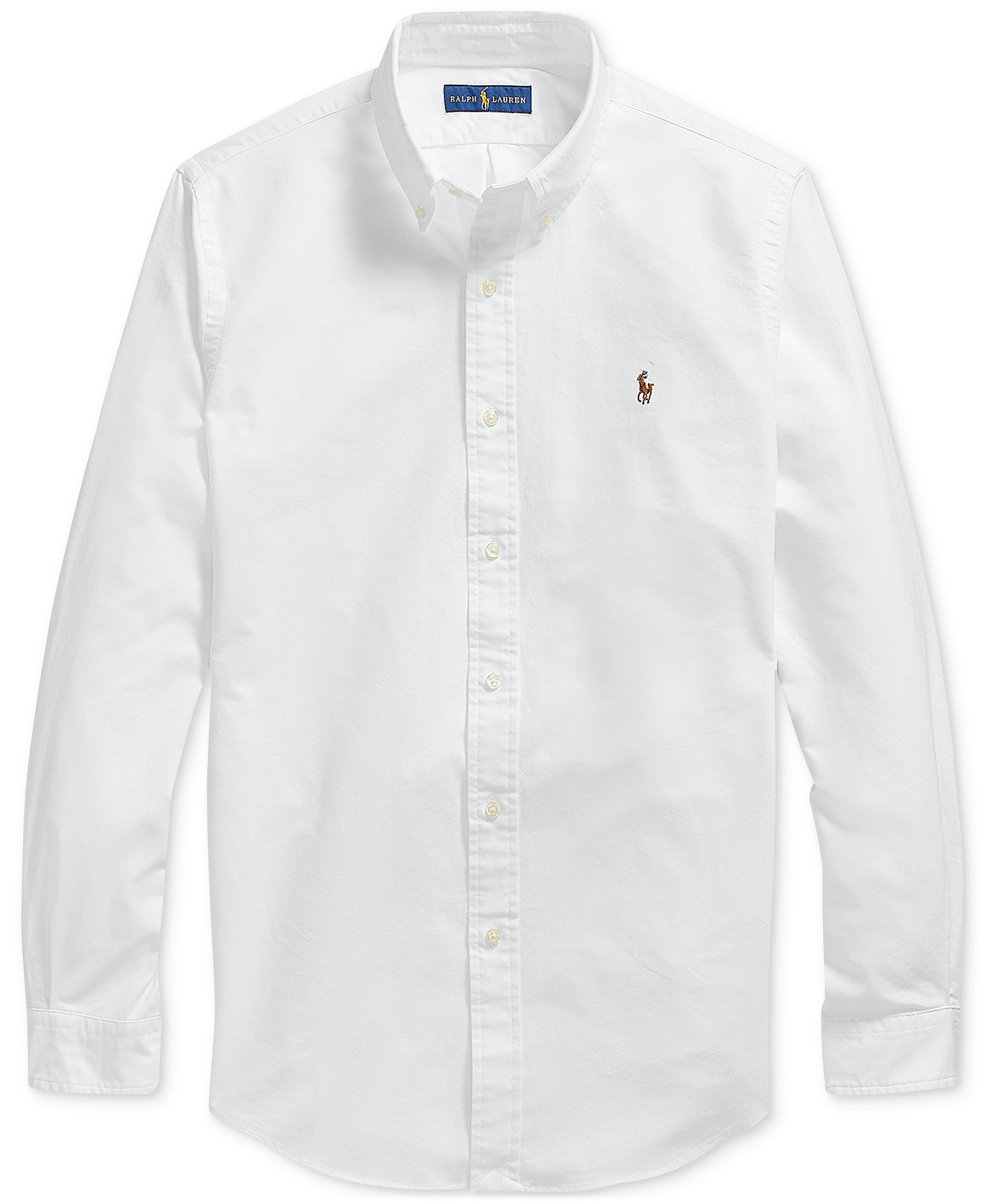 Polo Ralph Lauren Men's Custom Fit Oxford Shirt - White