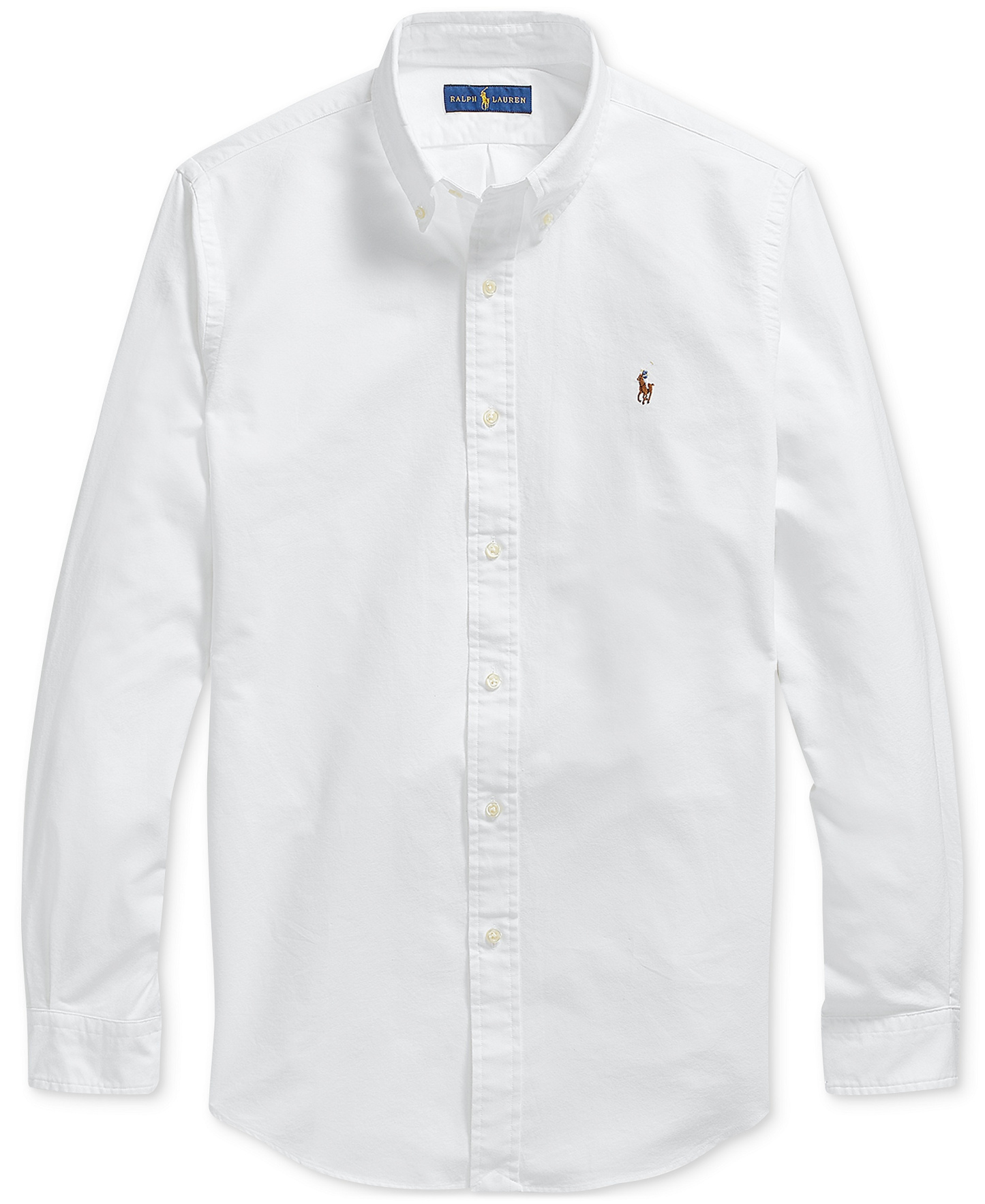 Polo Ralph Lauren Men's Custom Fit Oxford Shirt - White