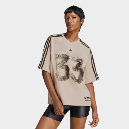 Women's adidas Originals Jersey Top - Wonder Beige
