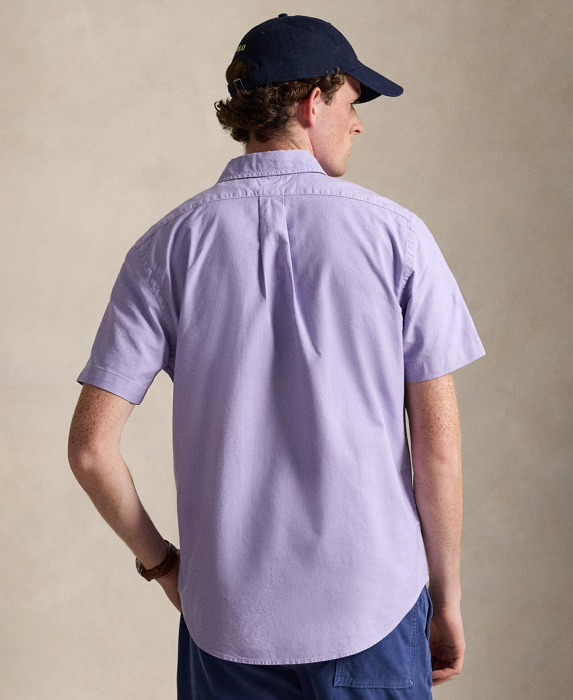 Polo Ralph Lauren Men's Garment-Dyed Oxford Shirt - Sky Lavender