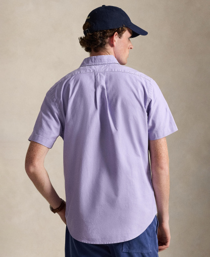 Polo Ralph Lauren Men's Garment-Dyed Oxford Shirt - Sky Lavender