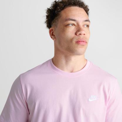 Nike Sportswear Club T-Shirt - Pink Foam/White