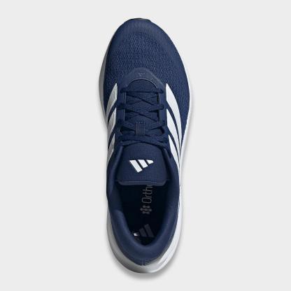 Men's adidas Runfalcon 6 Cloudfoam Running Shoes - Dark Blue/Cloud White/Core Black - Top view
