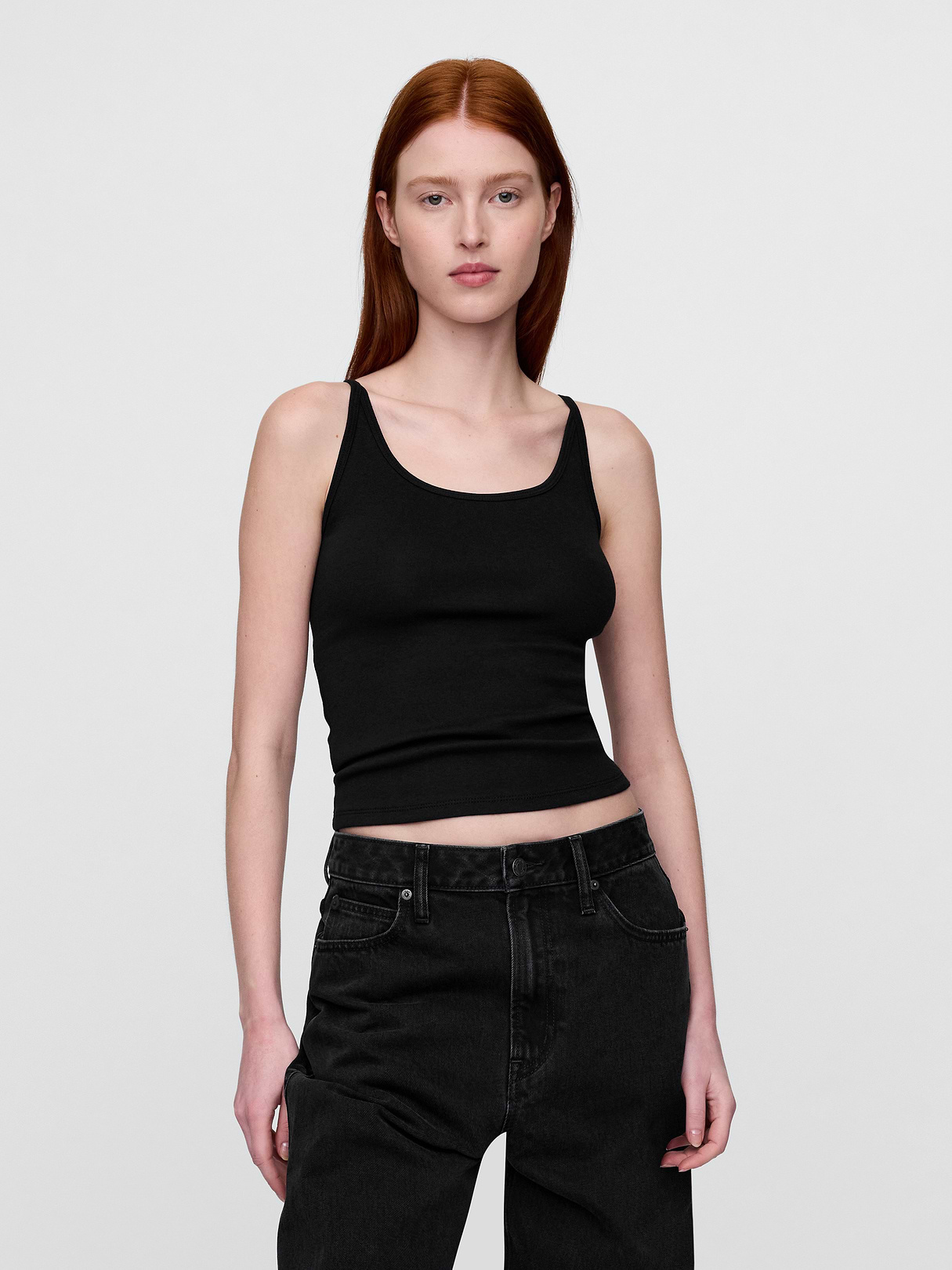 Modern Crop Cami - Black