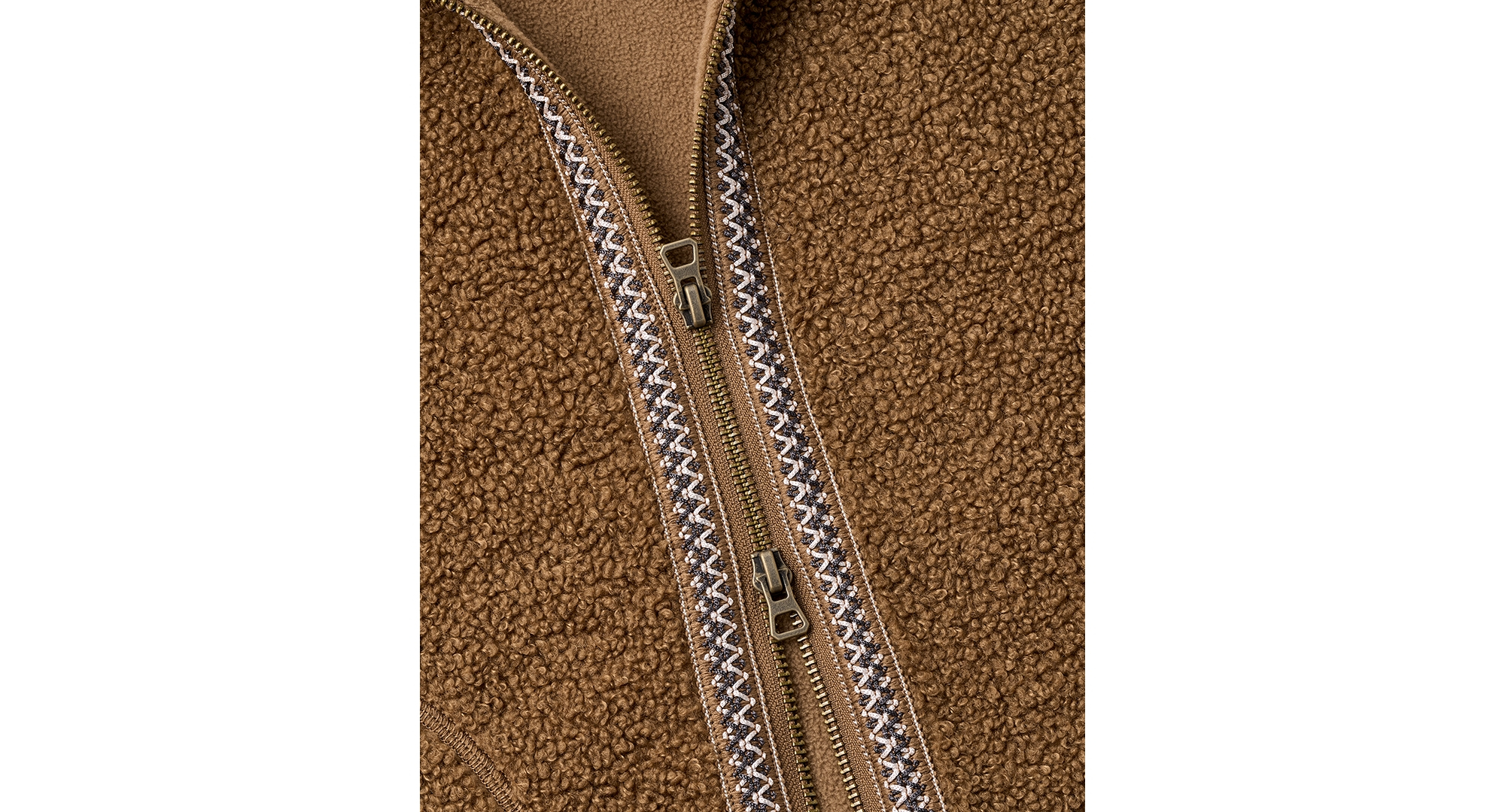 UGG® Men's UGGbraid Full-Zip Hooded Jacket - Coffee Grounds