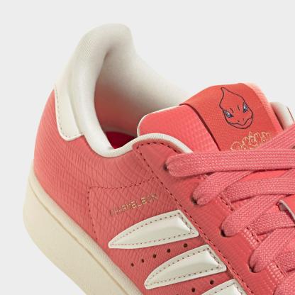 Big Kids' adidas Originals Superstar II Casual Shoes - Preloved Scarlet/Preloved Scarlet/Cream White - Detail shot