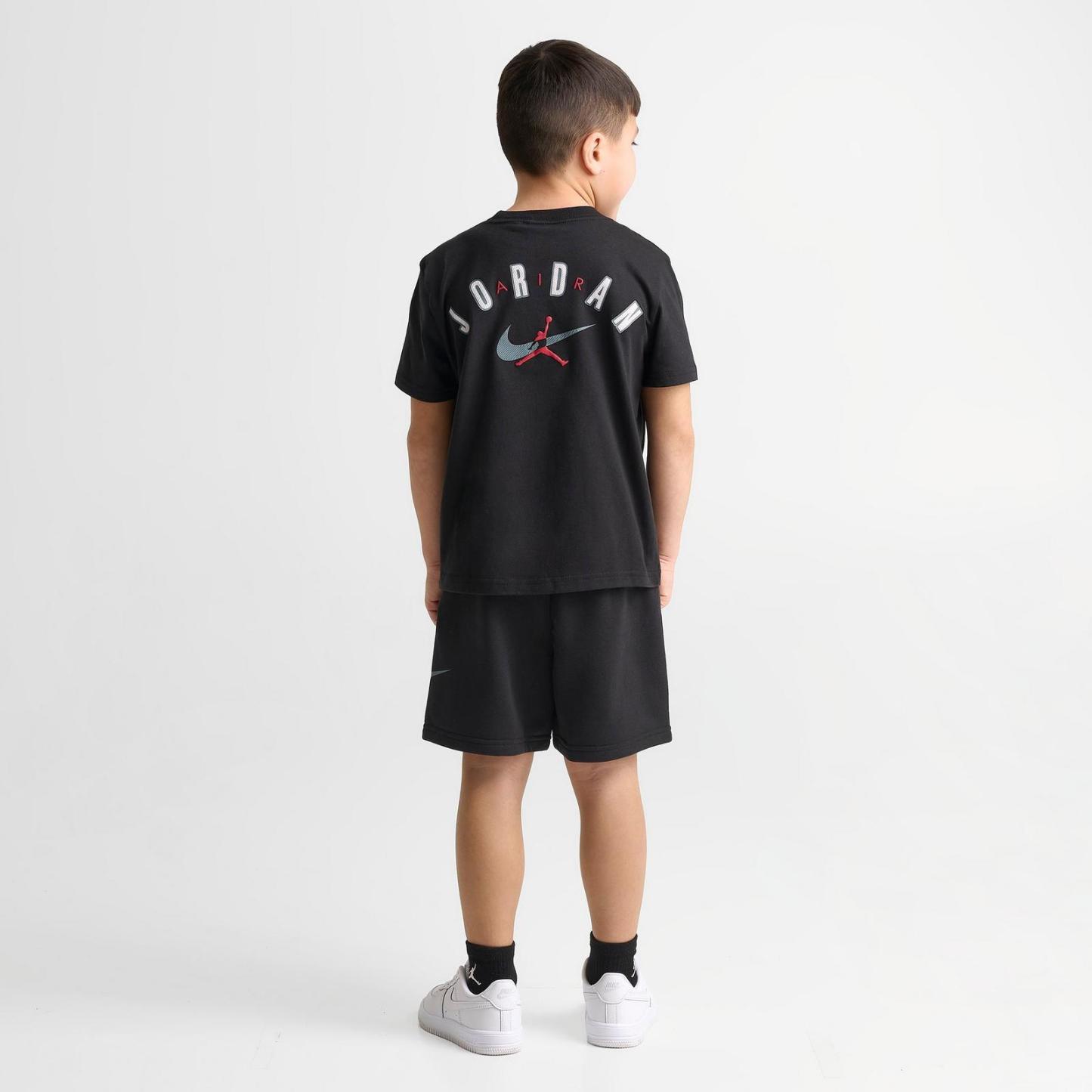 Little Kids' Jordan Jumpman T-Shirt and Shorts Set - Black - view 2