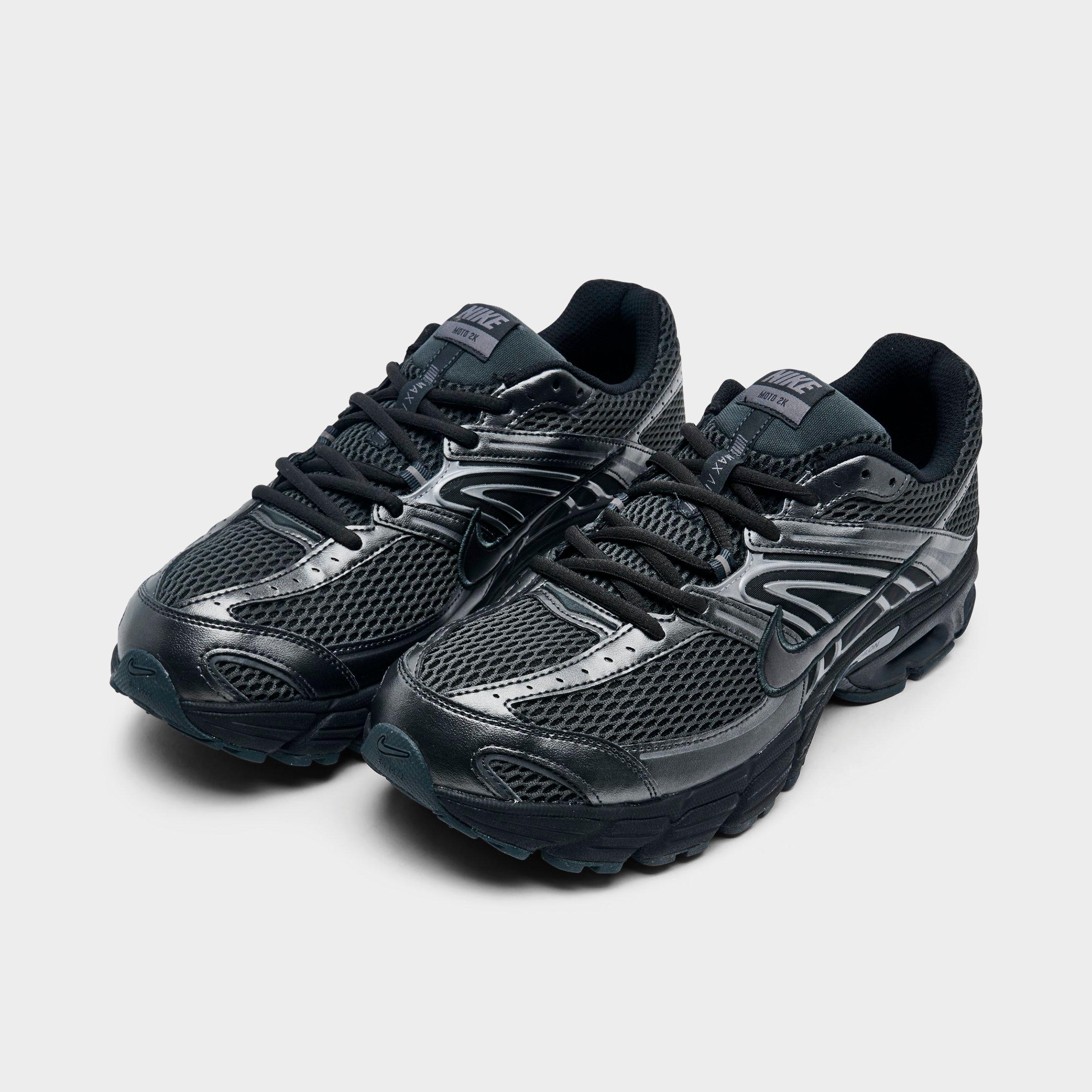 Men's Nithtke Air Max Moto 2K Casual Shoes - Black/Metallic Dark Grey/Dark Smoke Grey - Both shoes facing left