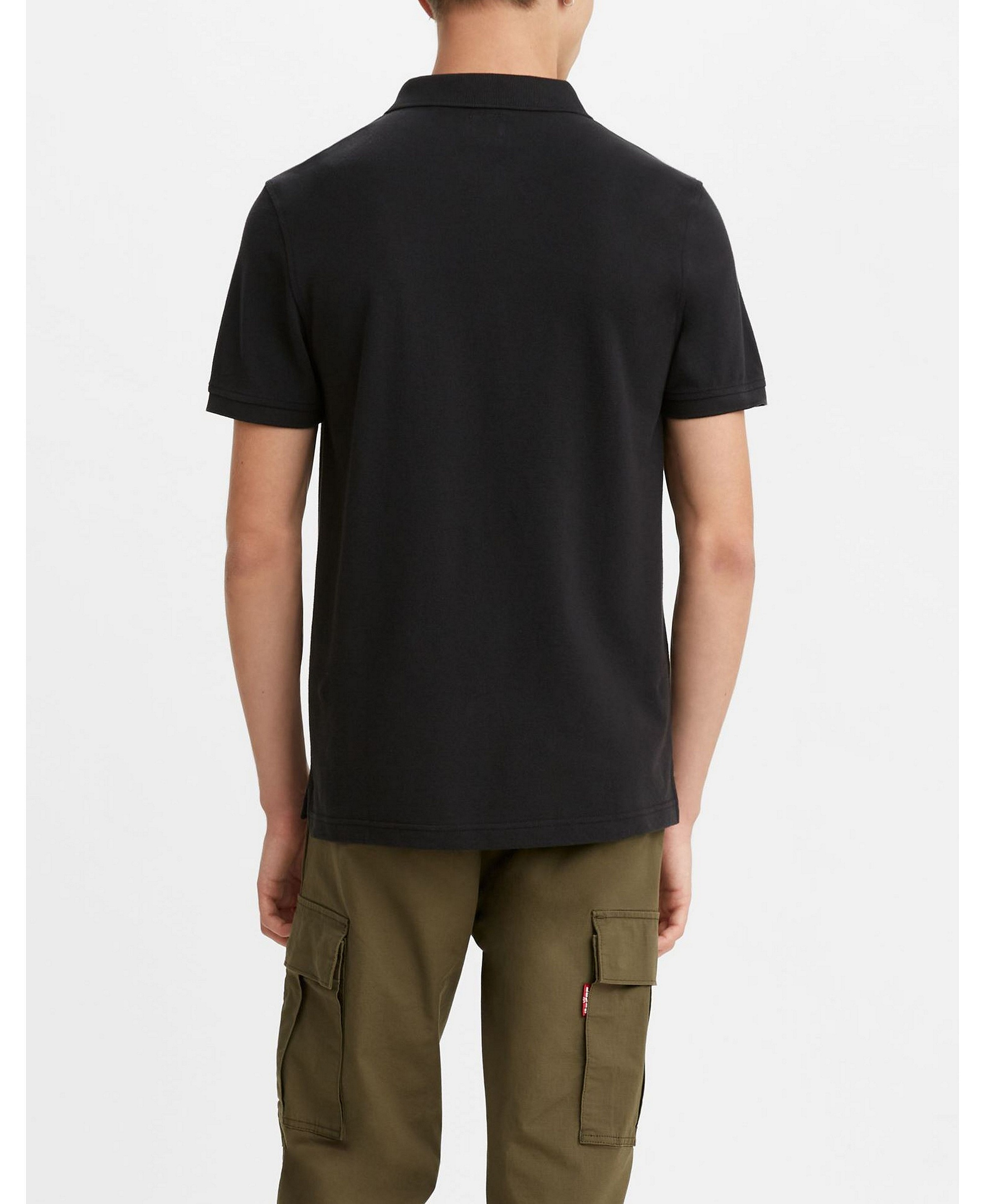Levi's Men's Housemark Regular-Fit Polo Shirt - Mineral Black