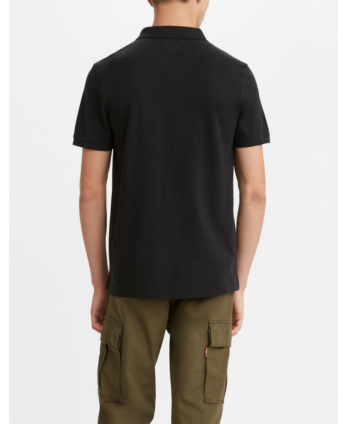 Levi's Men's Housemark Regular-Fit Polo Shirt - Mineral Black